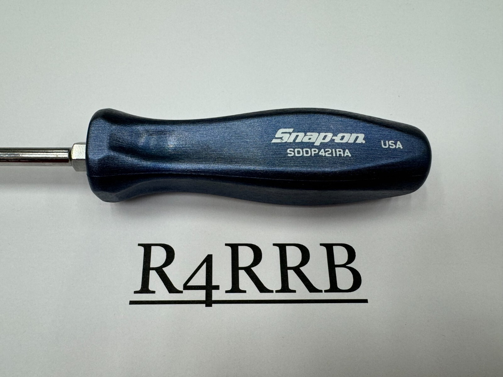 Snap-on Tools USA NEW 2pc POWER BLUE Hard Handle Flat Phillips Screwdriver Set