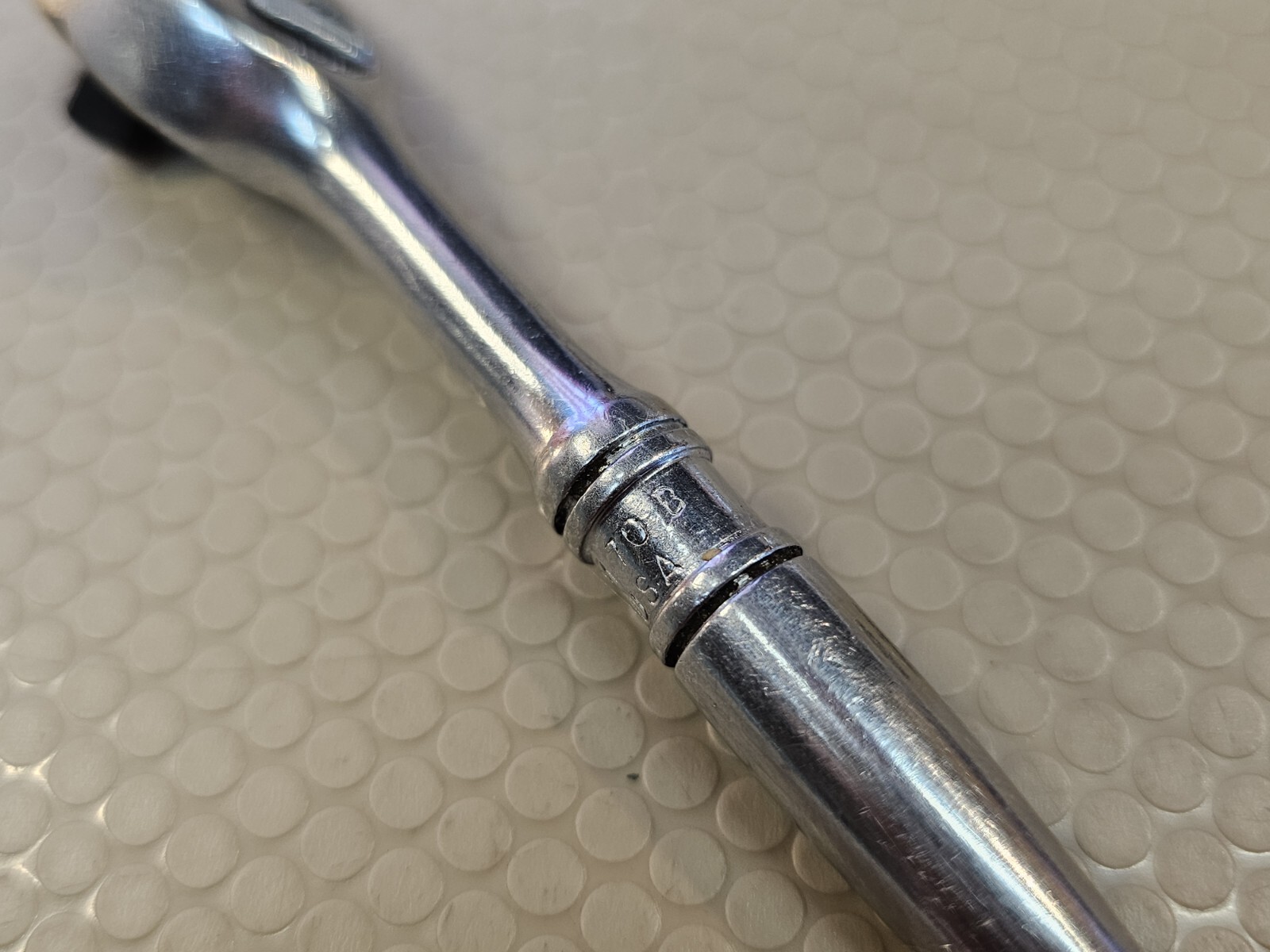 Snap-on Tools 1/4″ Ratchet Wrench TM70B Length 4.25″ Chrome Snap On USA