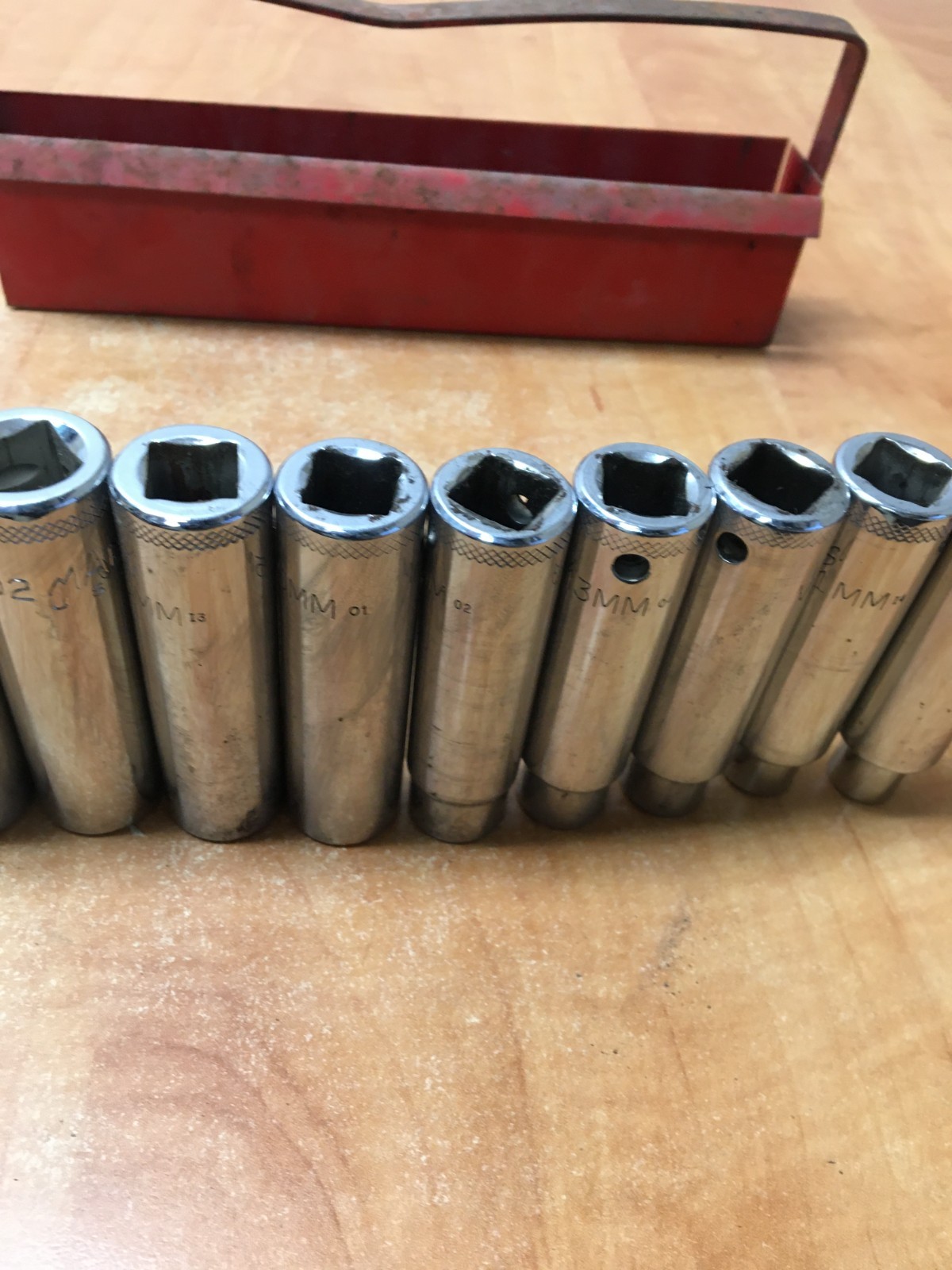 Mac USA VD2 10-Piece 1/2″ Drive Deep Metric Socket Set 10mm to 19mm w/tray