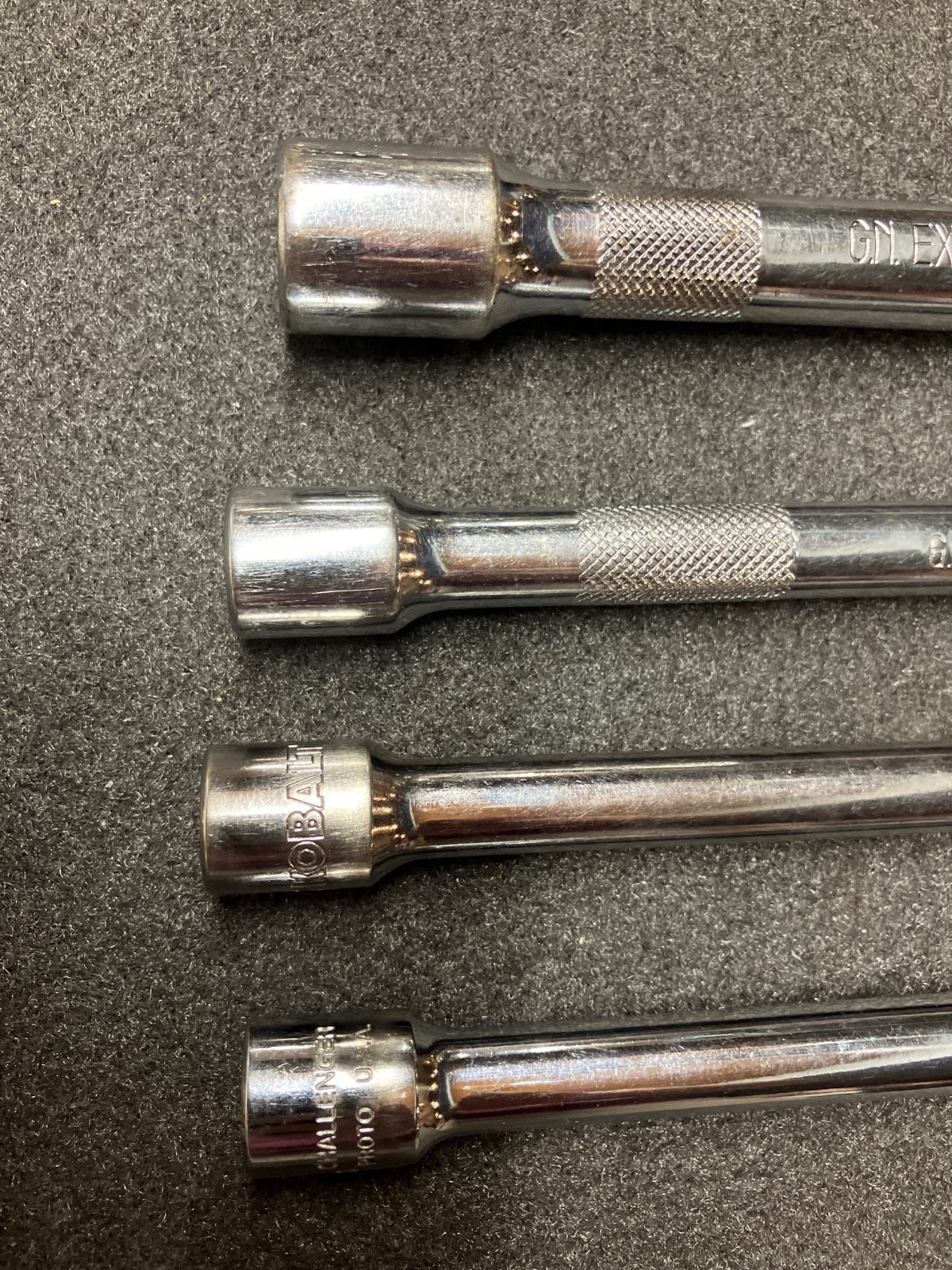 (e) 4 Piece Drive Extension Set (Kobalt & Proto Included)