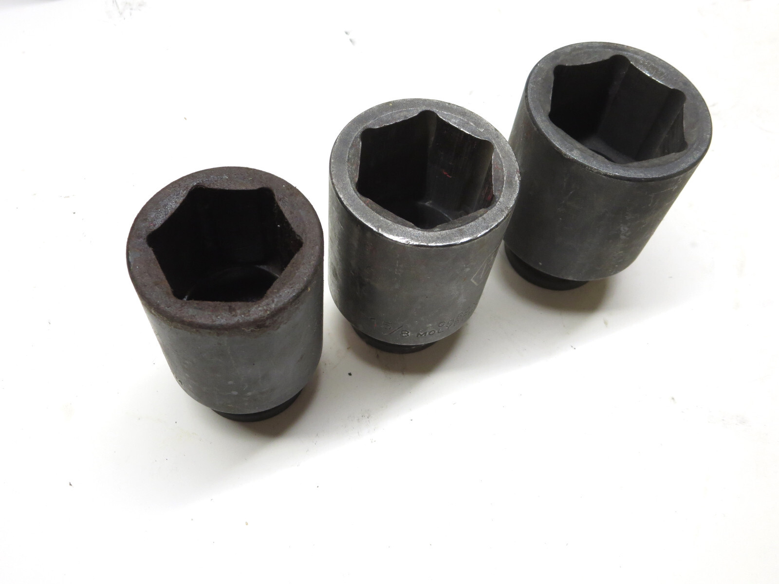 LOT OF 3 PCS GearWrench 3/4 DR Deep Impact Sockets 1-1/2, 1-5/8, 1-13/16 in.