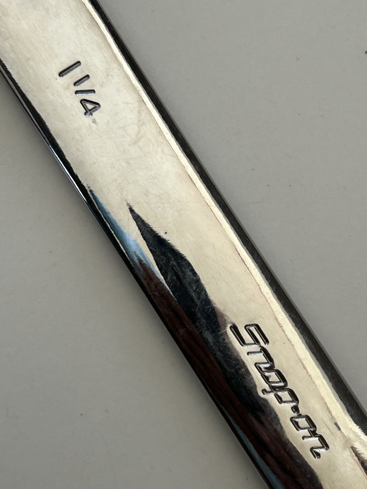 SNAP-ON VO4042B 1-1/4″ x 1-5/16″ Open End Wrench Used Super Nice