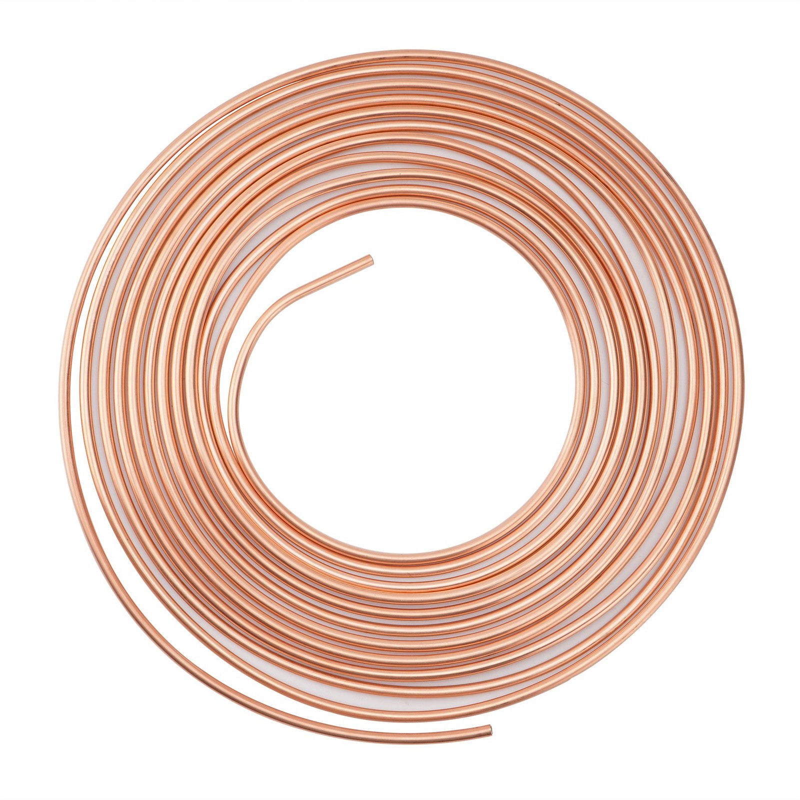 25ft 3/16 + 1/4 Copper Coated Brake Line Double Single Flaring Fittings Tools