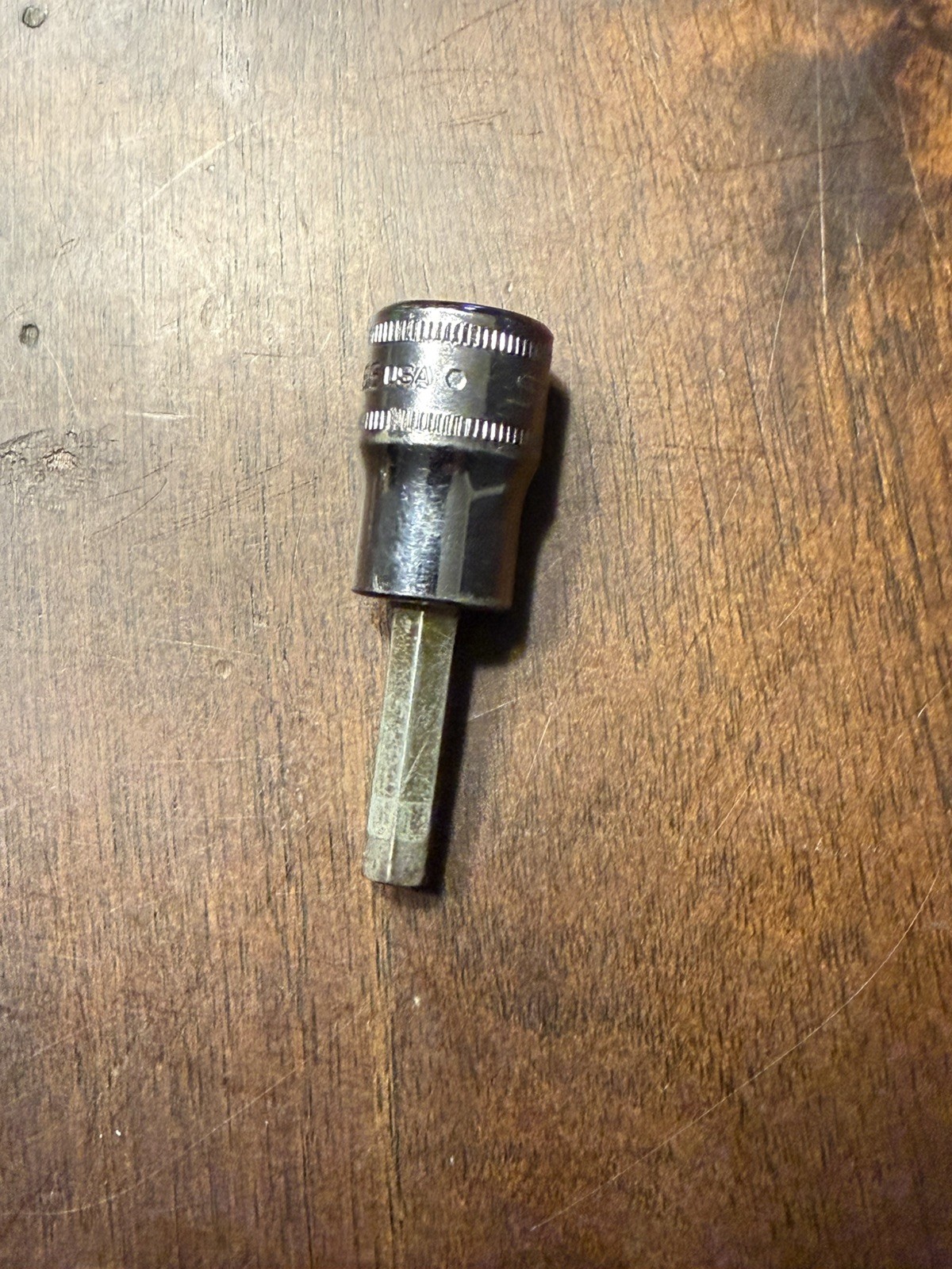 Snap On Tools USA 3/8” 6MM Metric Hex Bit Chrome Socket Driver FAM6E