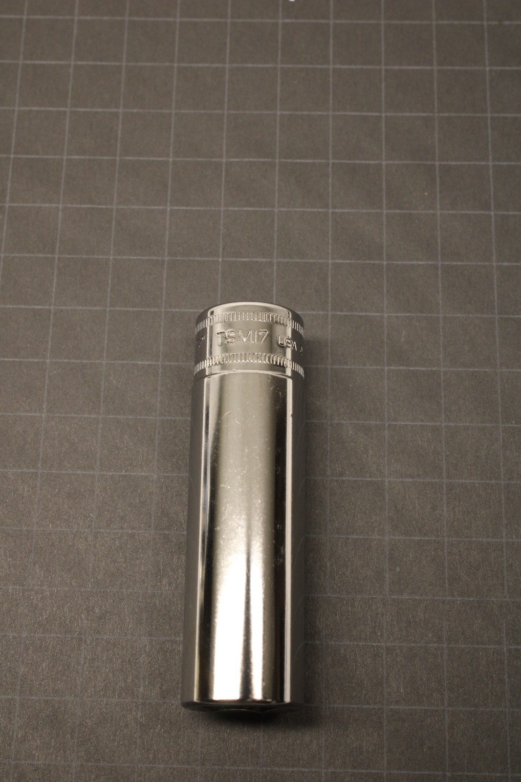 SNAP-ON USA 1/2″ DRIVE 6 POINT CHROME DEEP SOCKET NEW TSM17 17MM