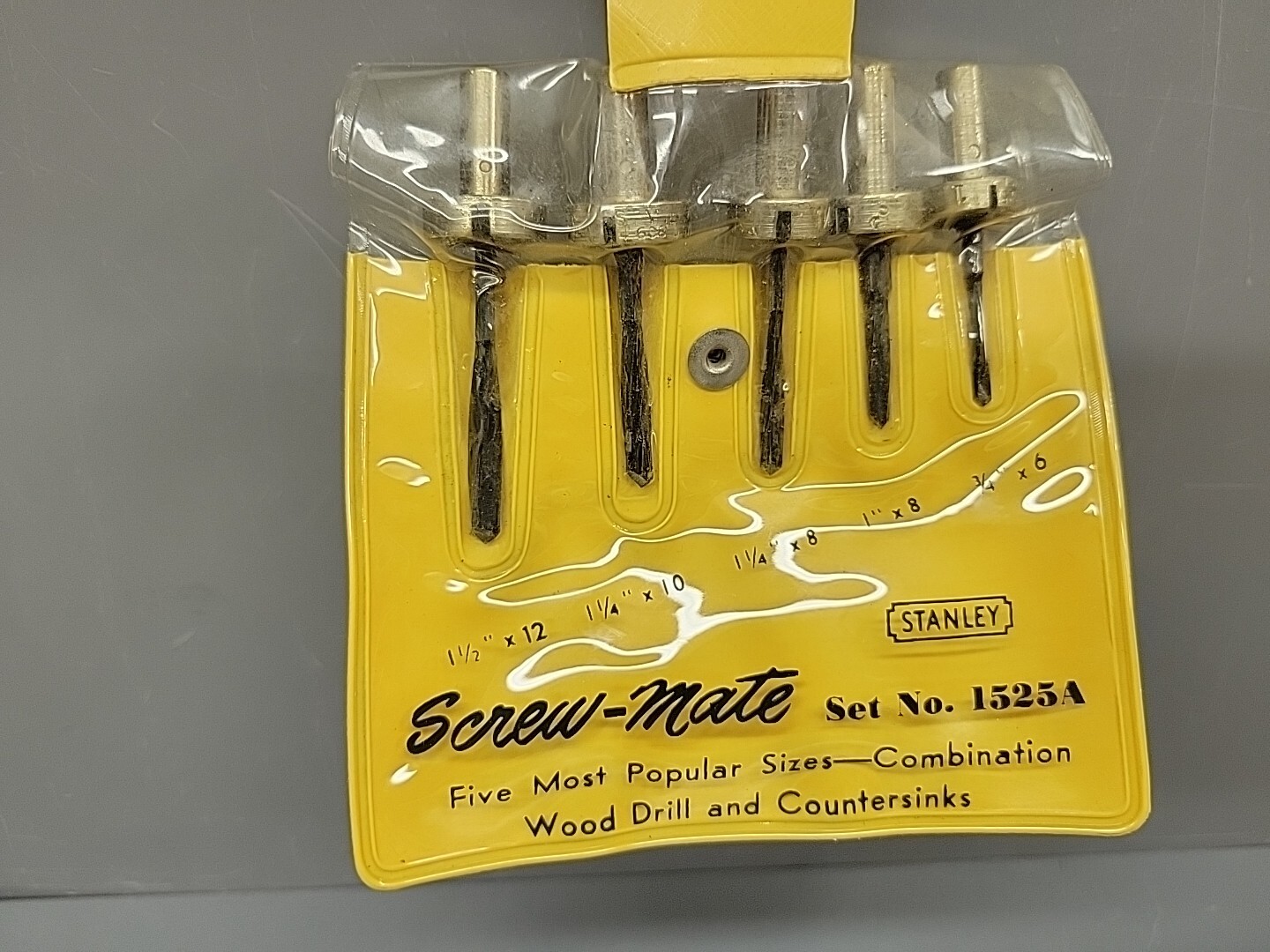 Stanley 04-615 1525A Screw-Mate Drill Countersink Set NOS USA