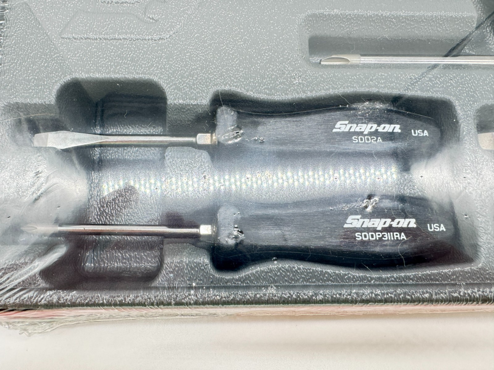 Snap-On Tools NEW SDDX70A 7-Piece Hard Grip Combination Screwdriver Set Black
