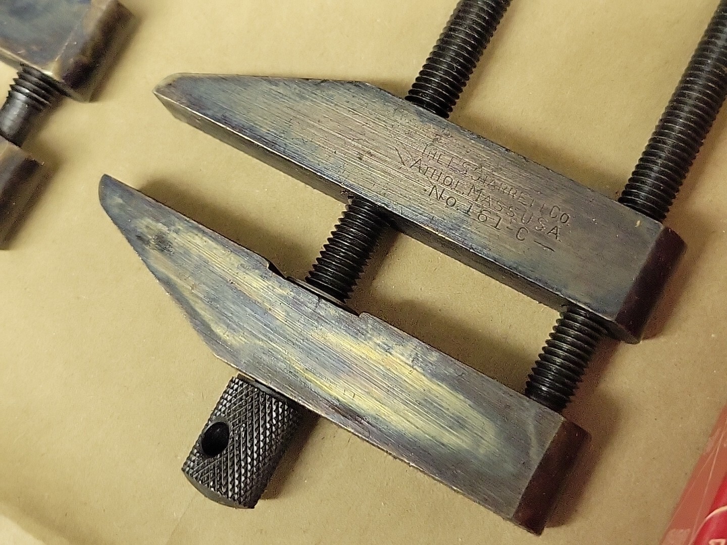 L.S. Starrett Pair 161C Toolmakers Parallel Clamps (2) NOS