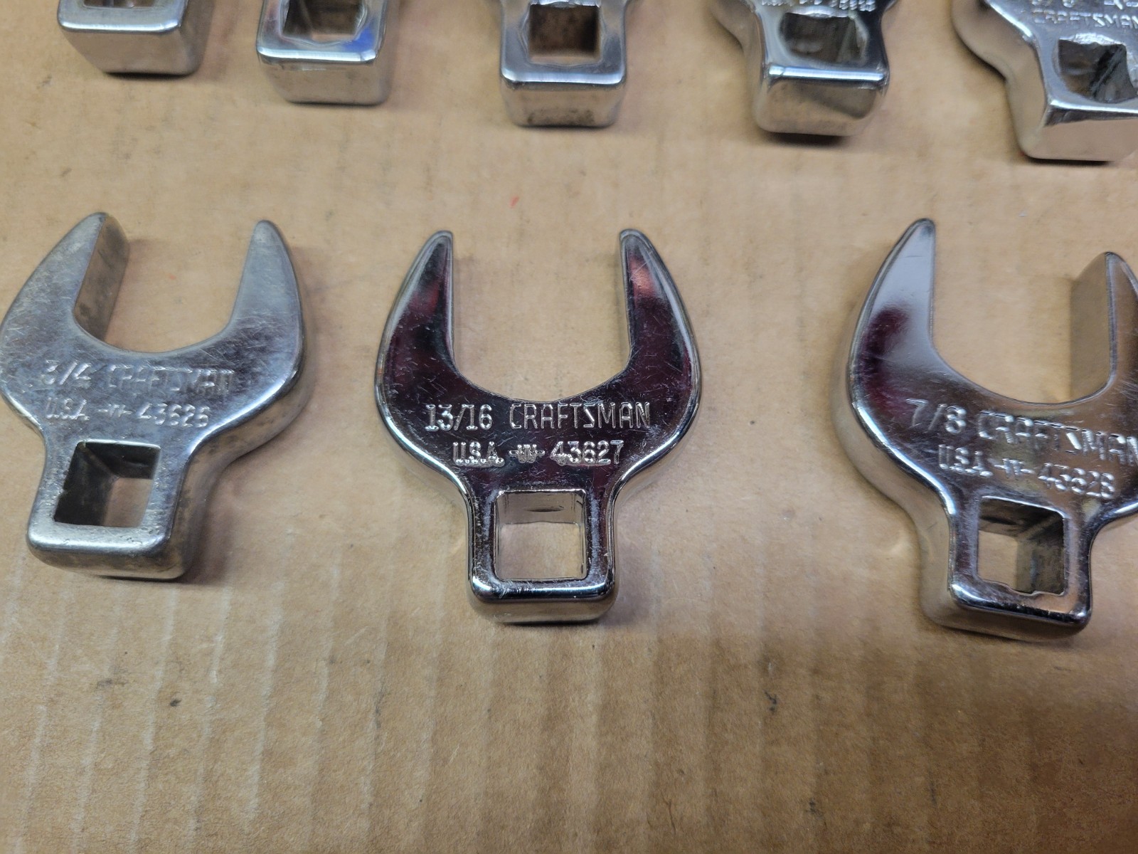 Craftsman USA 3/8″ Drive 10-Piece SAE Crow Foot Set