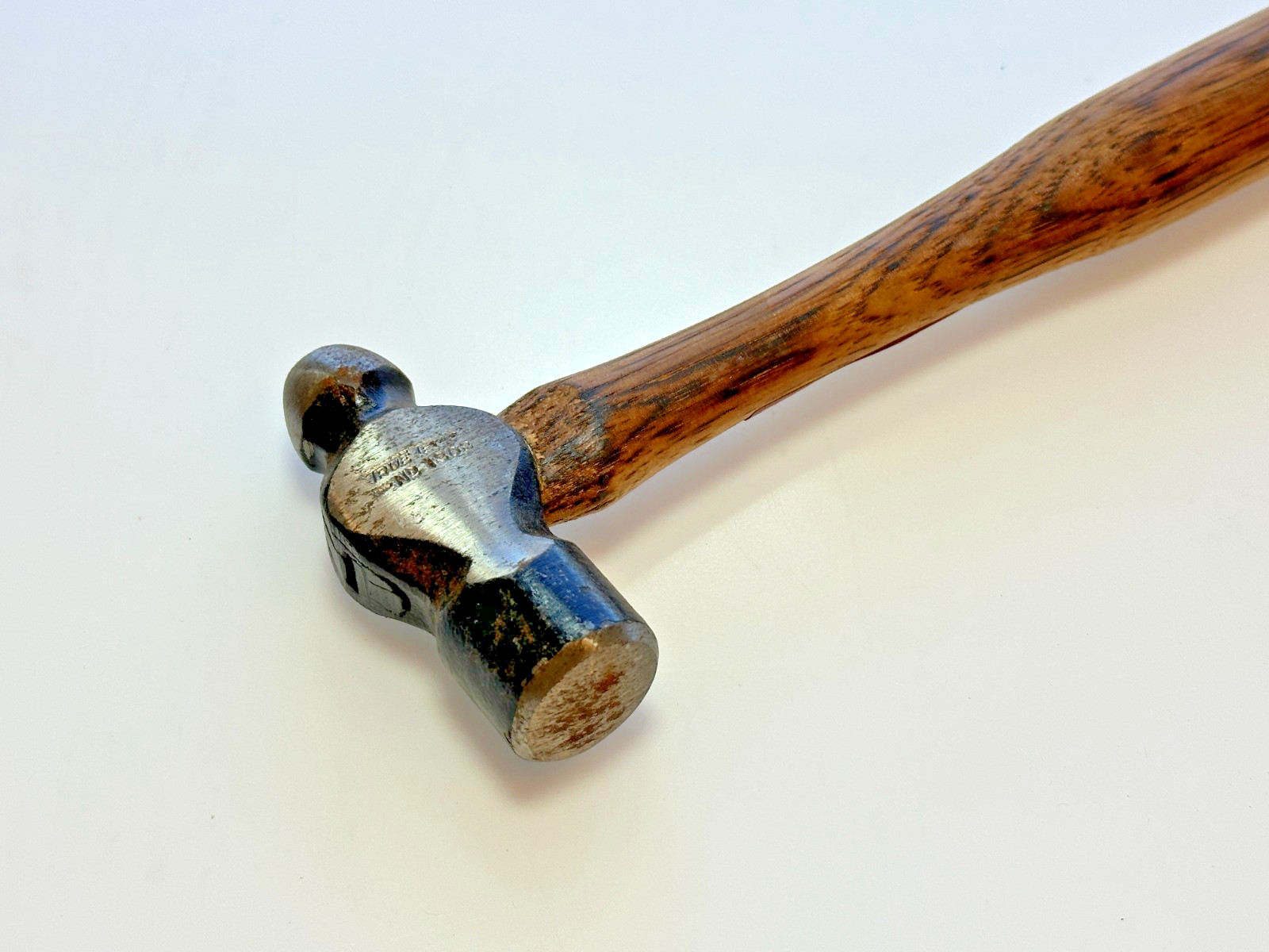 True Temper USA No. 1308 Ball Peen Hammer w/ Wood Handle – 12″ Long – NOS, NEW