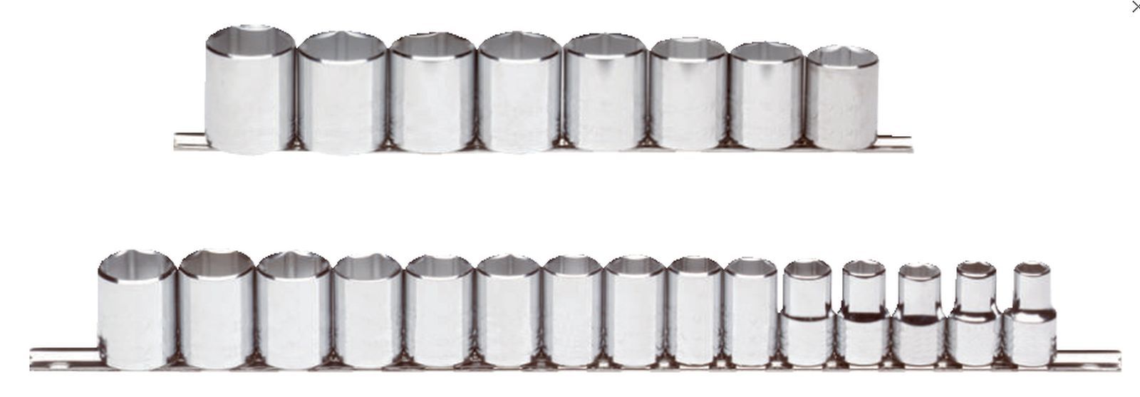 Proto® J54209 1/2″ Drive 23 Piece Metric Socket Set -6 Point 10-32mm Made in USA