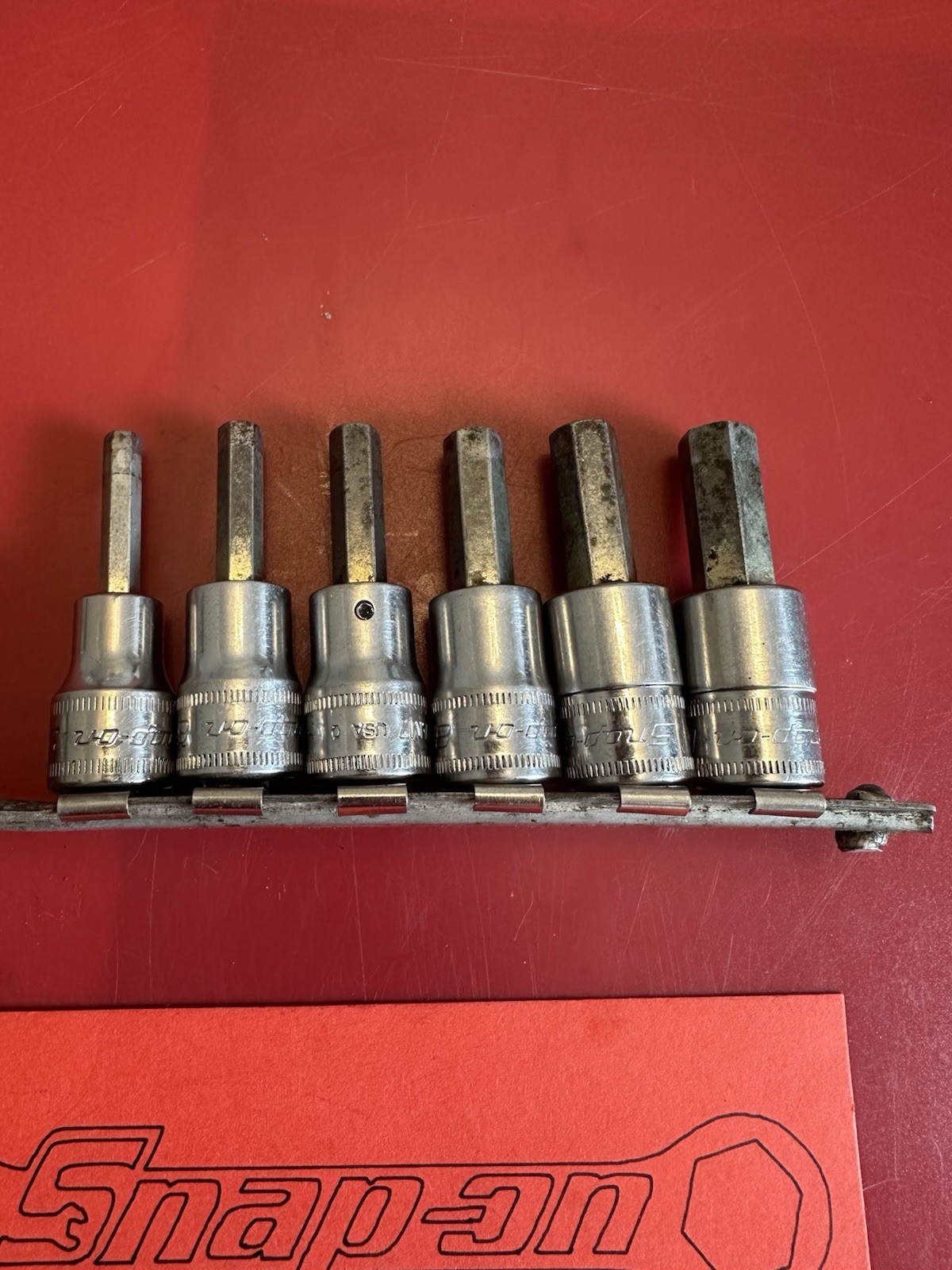 Snap On 3/8 6pc Allen Hex Bit Set
