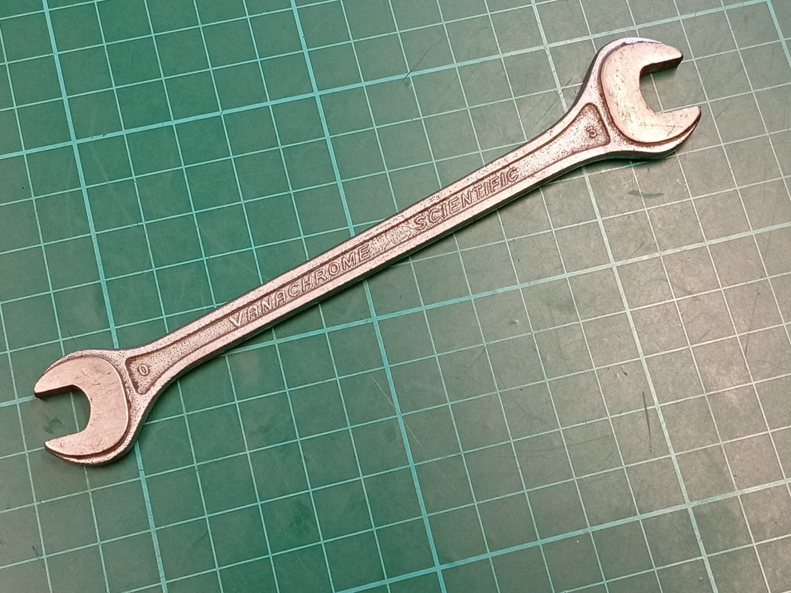 Facom No33, 9mm x 11mm, Vanachrome Scientific, Open Ended Spanner, France