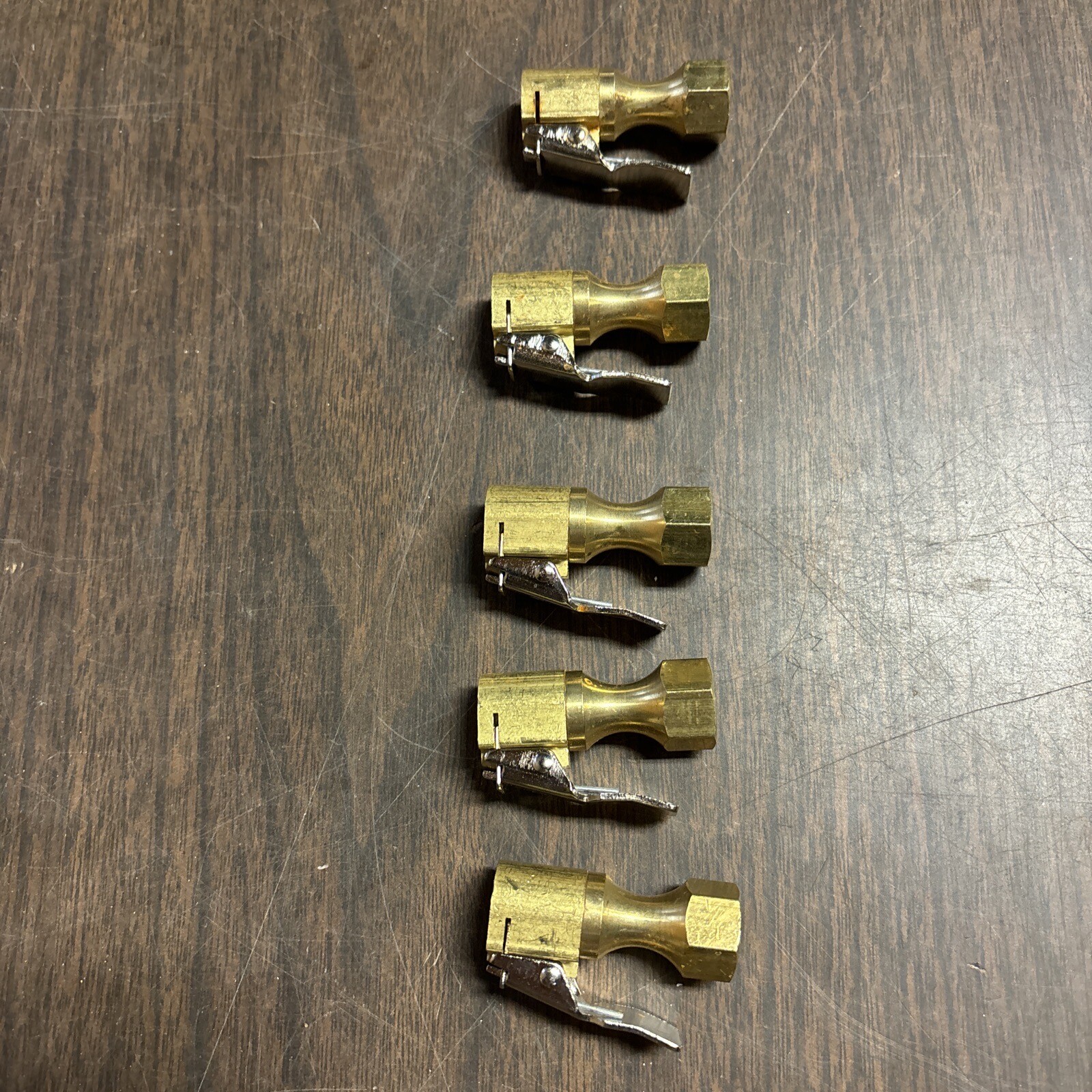 5 HALTEC CH-360 Brass Lock On Closed Air Chuck Clip On European Style 1/4 “