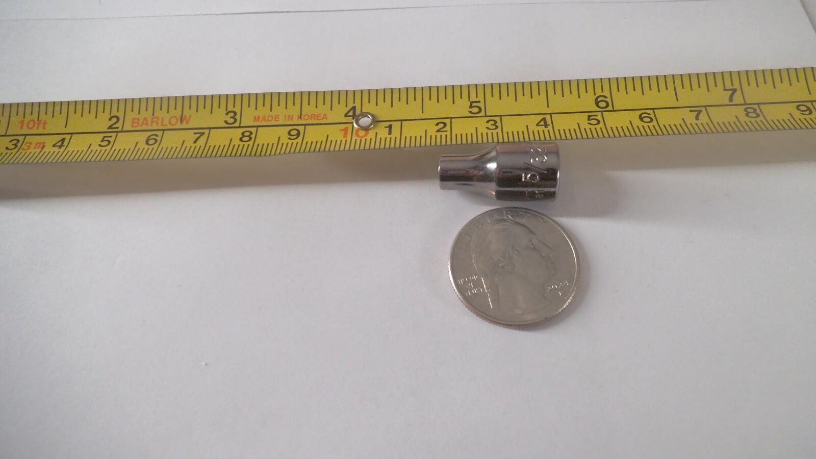 Craftsman USA 1/4 drive 6pt shallow socket size 5/32″ Inverted G2 series 43481