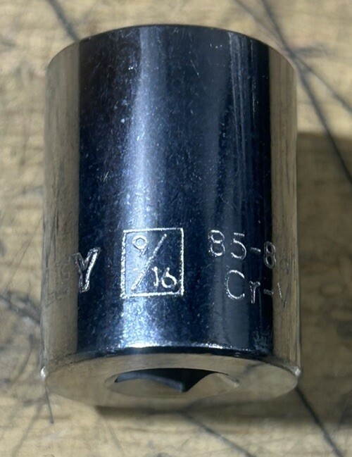 Stanley SAE Socket Set. 1/4” Drive Sockets. 6 Point. 11 Pieces. (NO CASE)