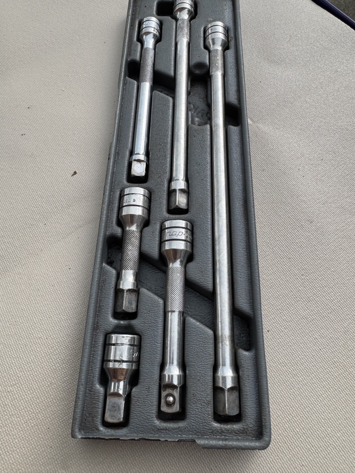 Snap On 206AFX – 6 Piece 3/8″ Drive Knurled Extension Set
