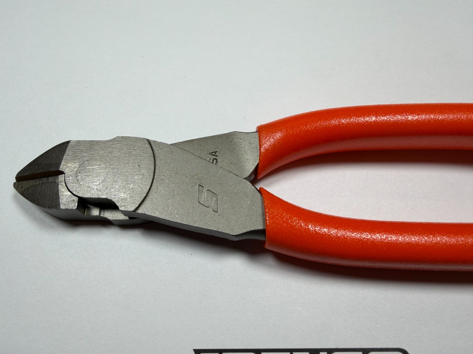 Snap-on Tools USA NEW ORANGE Soft Grip 7″ Diagonal Cutter Pliers 87ACFO