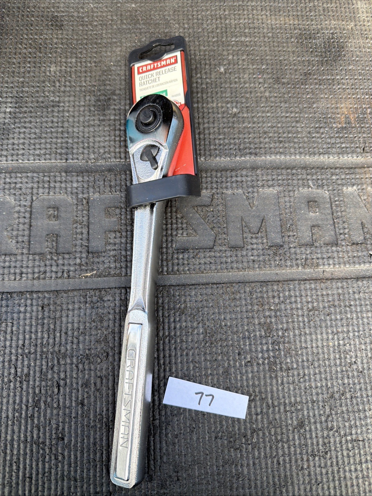 Sexy Sears Craftsman USA Nos 1/2” Drive Ratchet 44809 On Hang Tag K7Z
