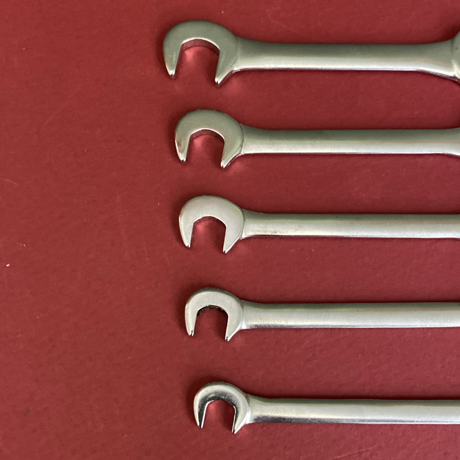 Craftsman USA 8-Pc Open End -V- Ignition Wrench Set 4306 Super-tuff 90° Offset