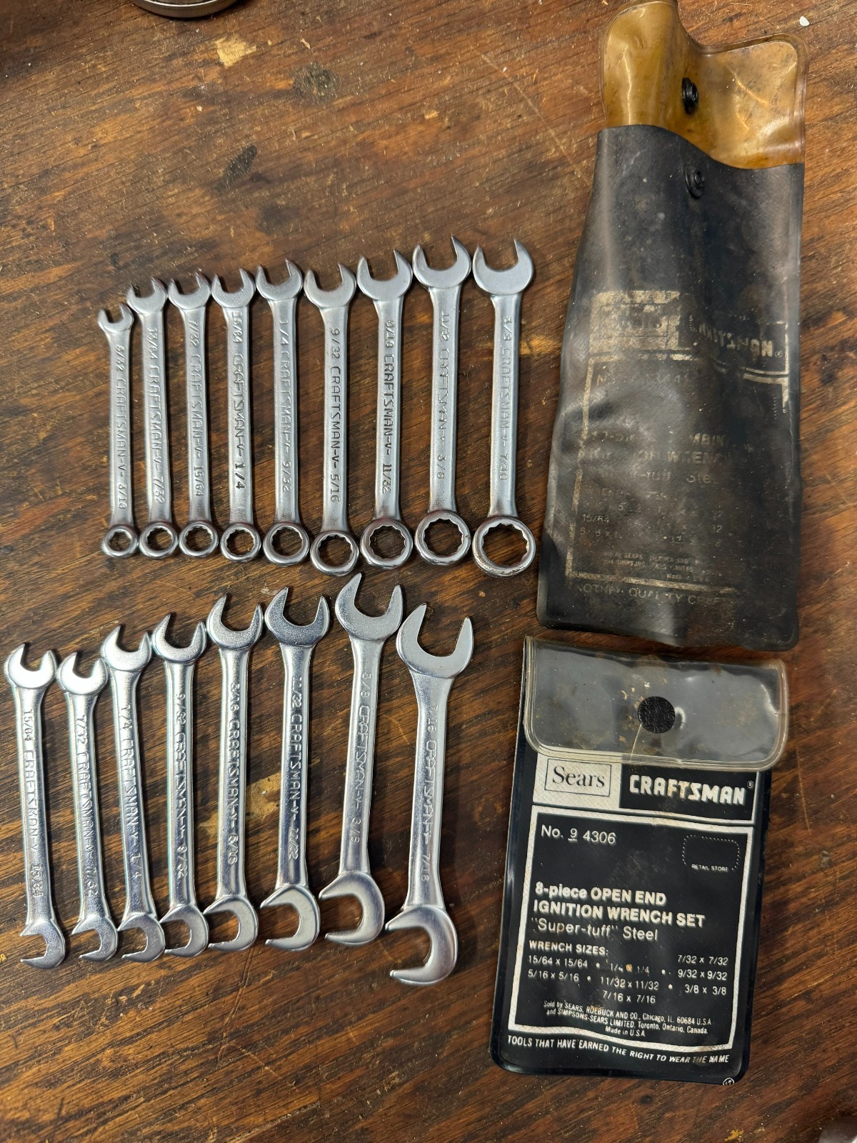 USA Craftsman 17 piece SAE Ignition wrench sets
