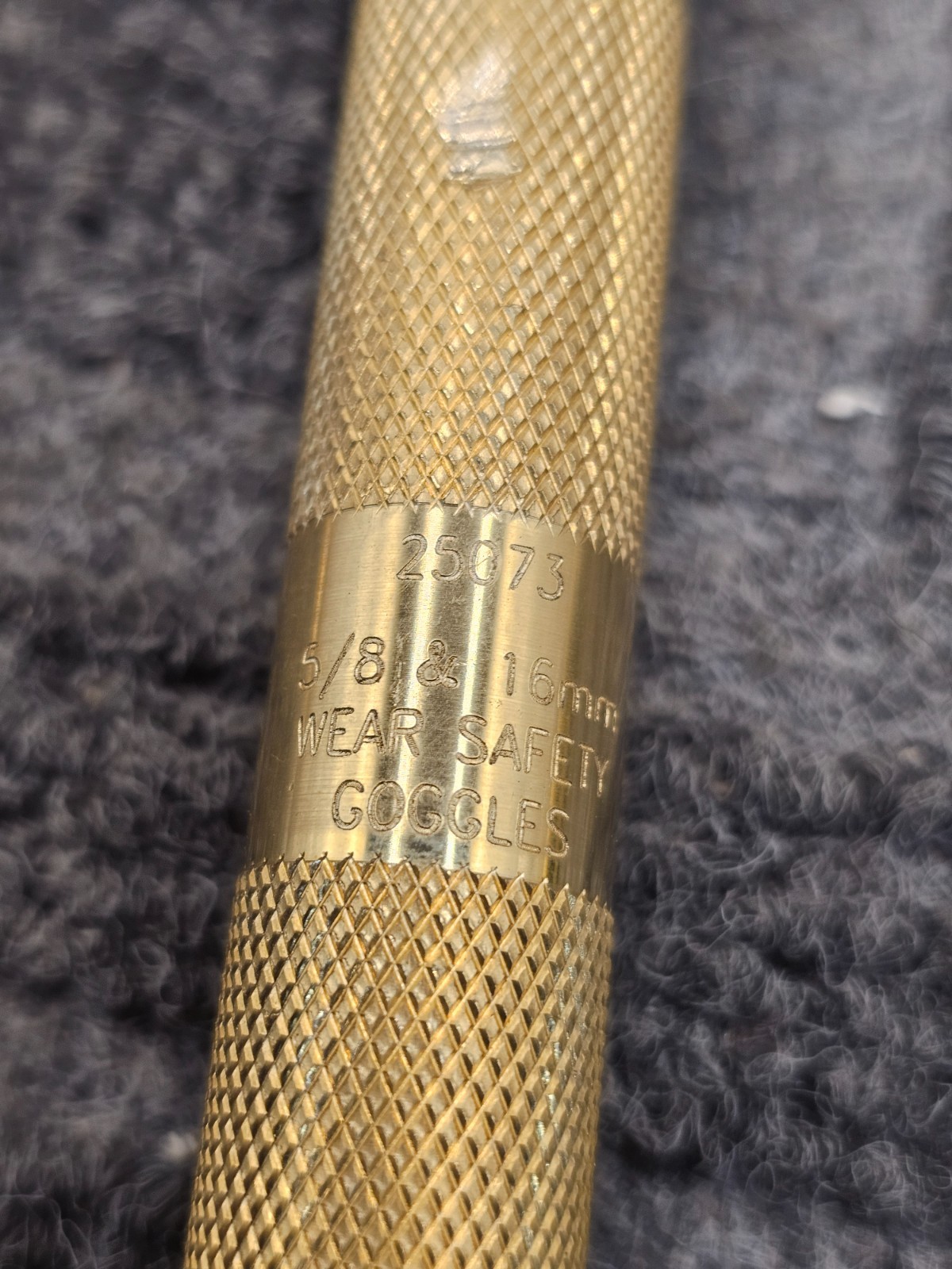 4-Piece Brass Drift Punches Double-Knurled Grip 5/8in, 3/4in, 1/2in and 3/8in