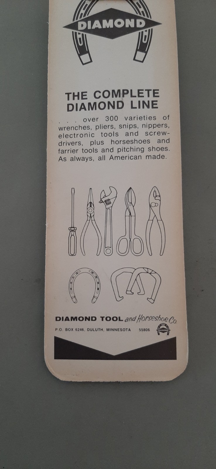 NOS Diamond Tool Horseshoe 5″ Regular Nose Cutter Slip Joint Pliers K15 K15H 9I