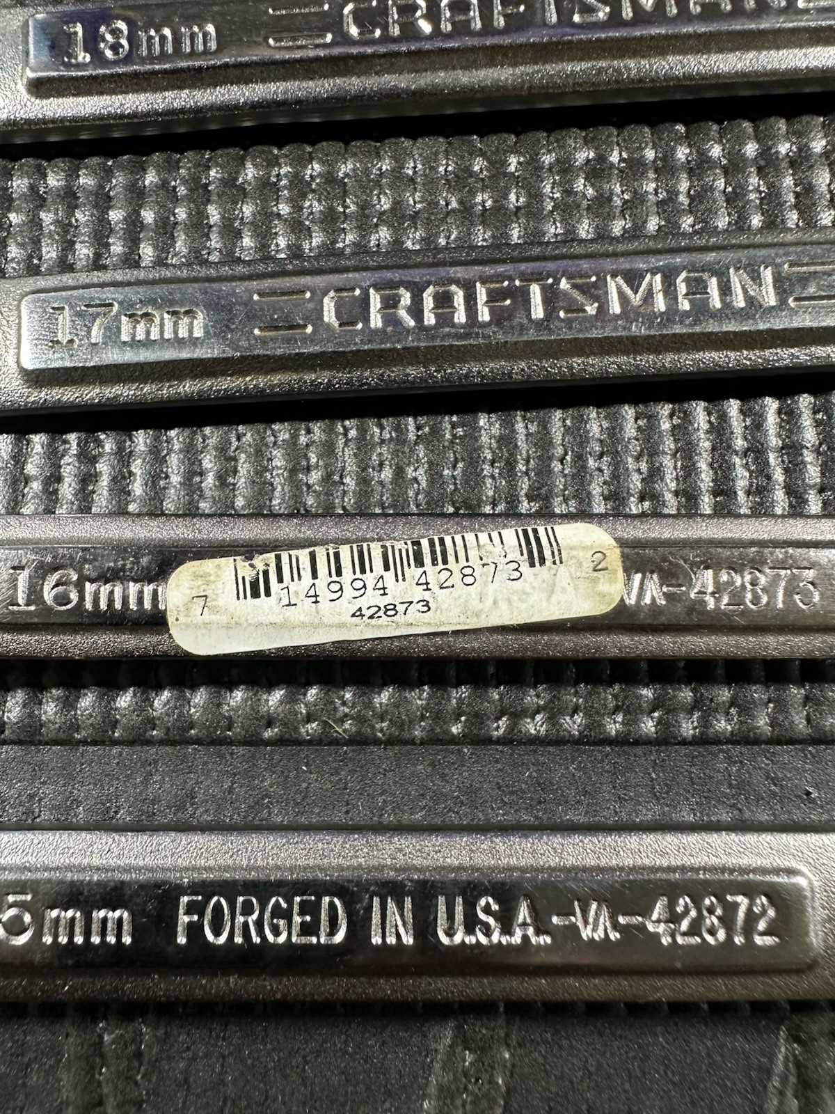 Craftsman USA 14pc METRIC 6pt VA Combination Wrench Set 6mm – 19mm 44155