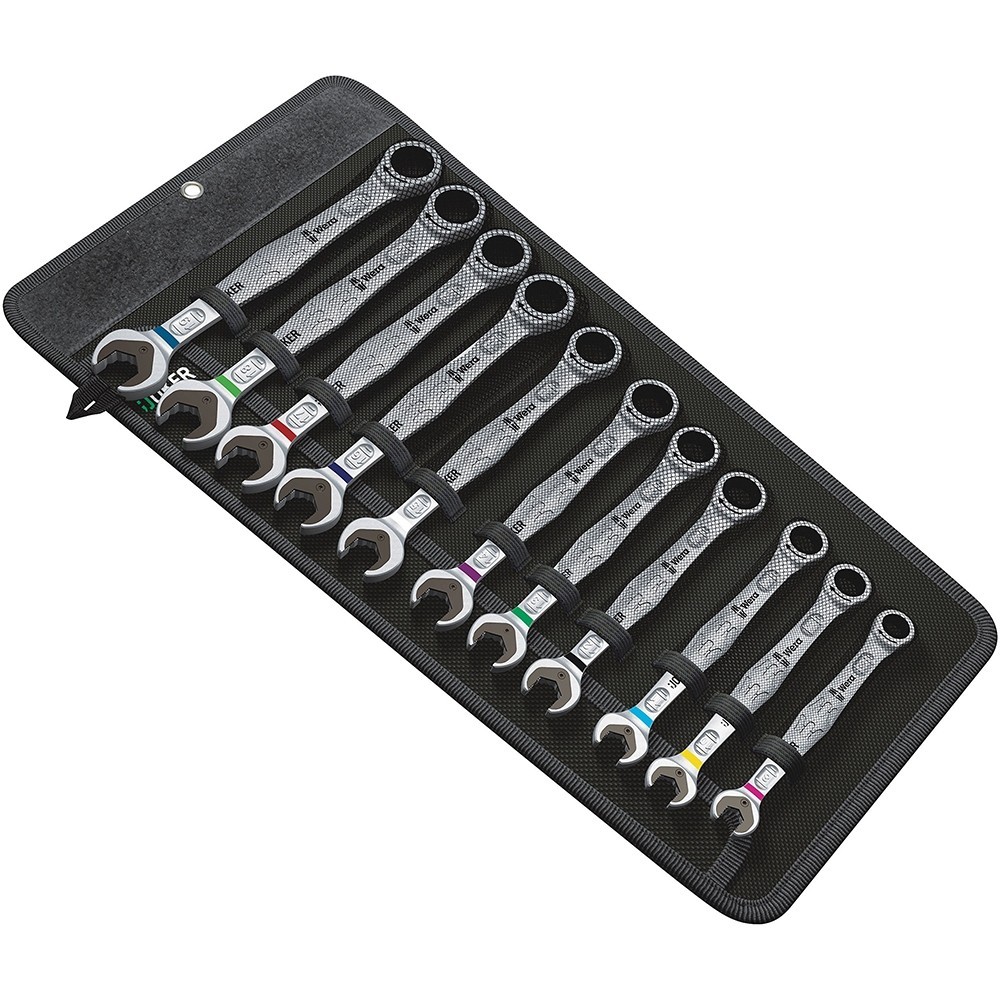 Wera 05020013001 Joker Set of Ratcheting Combination Wrenches, 11 Pieces