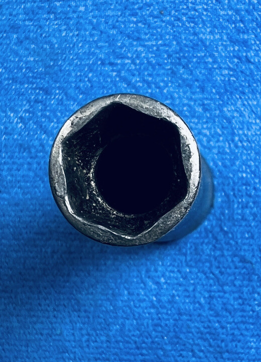 Vintage Snap-on SFS121 3/8 Deep Well Socket 3/8” Drive Made In USA PAT 3273430