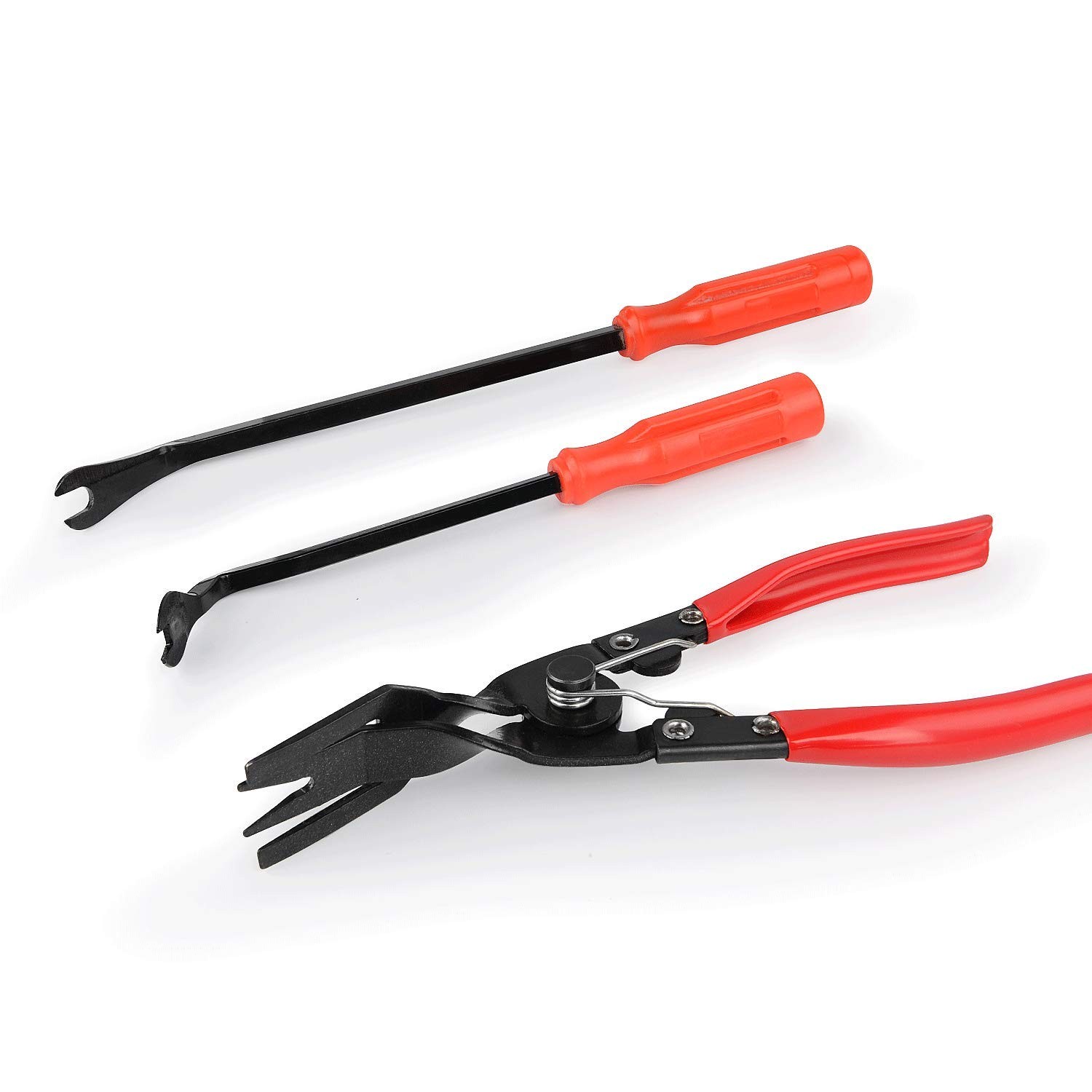 3 Pcs Clip Pliers Set & Fastener Remover Auto Upholstery Combo Repair Kit wi…