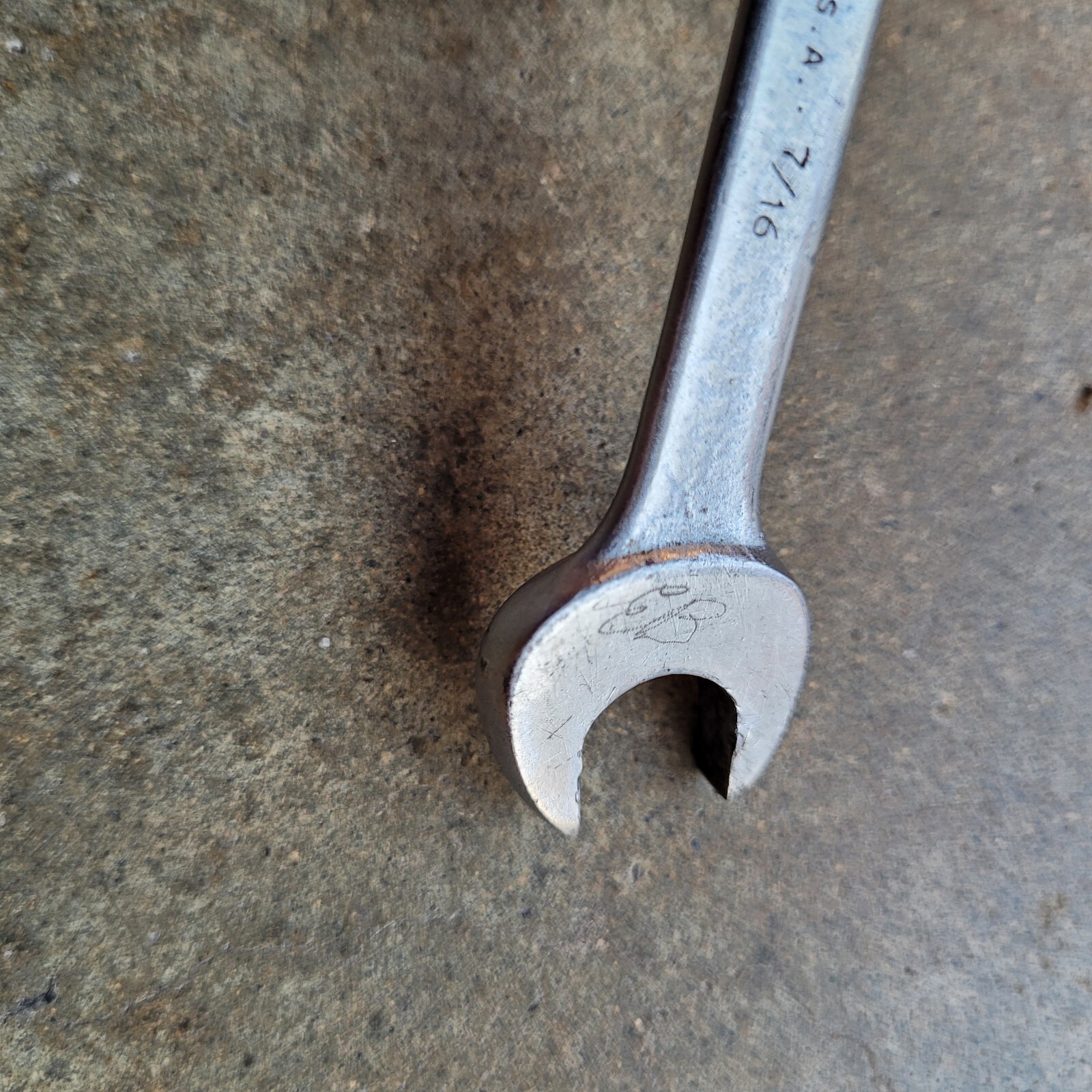 Proto Professional Tools 3025, 7/16″ x 1/2″ double open end Wrench USA Chrome