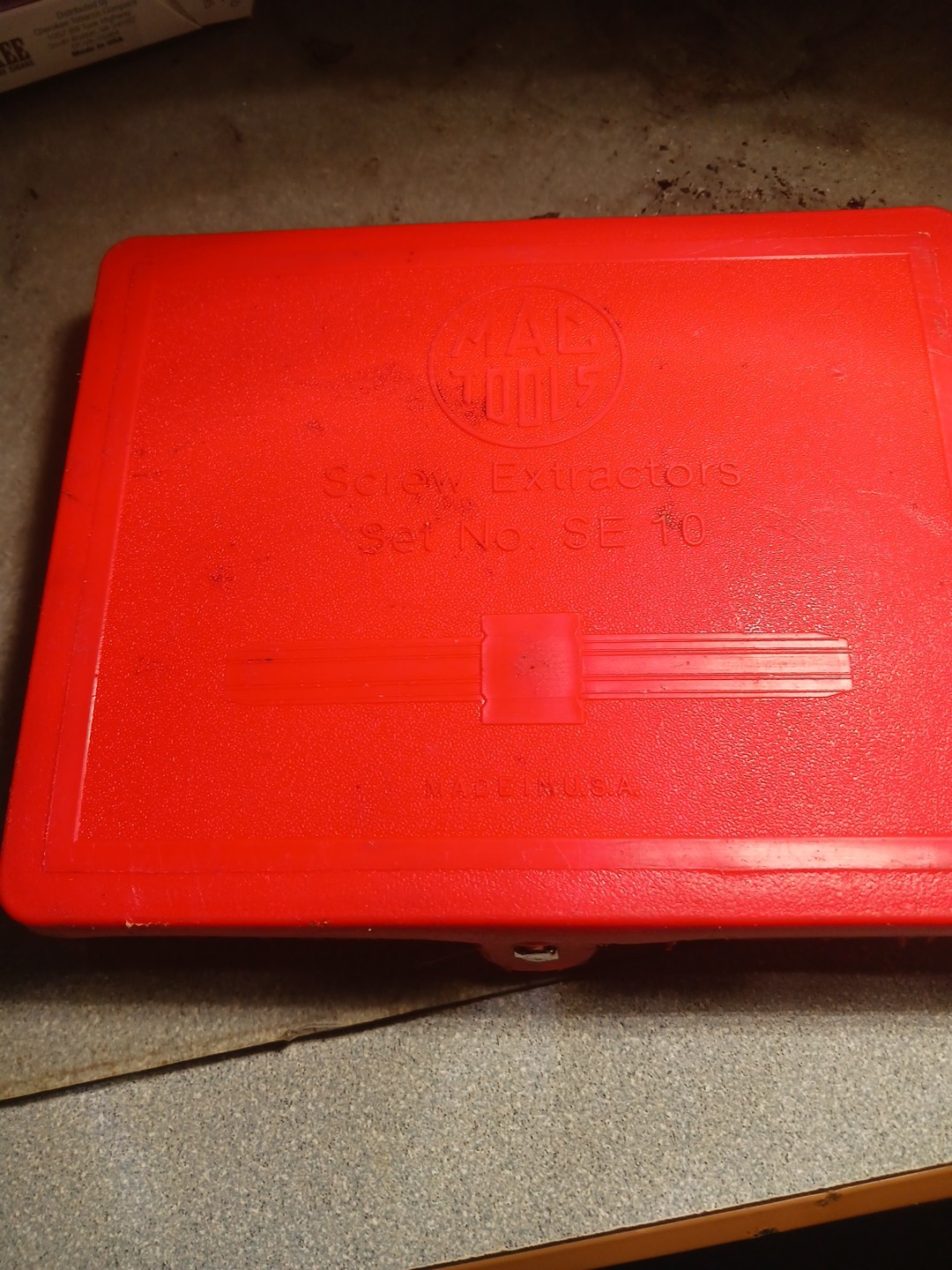 MAC Tools SE10 Screw Extractors Set 22 Pieces Red Hard Case Incomplete USA