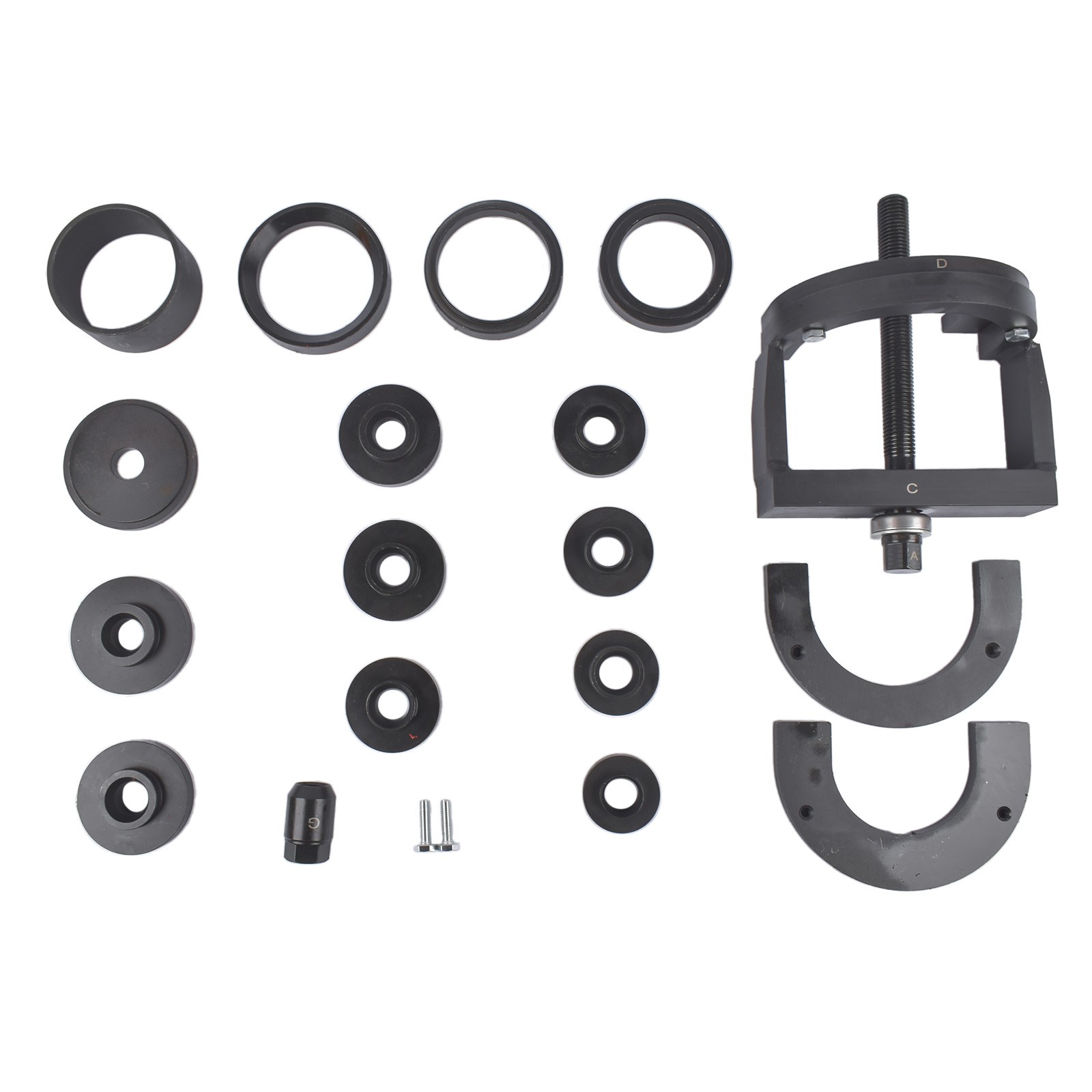 Master Wheel Hub & Bearing Removal and Installation Tool Set C to U Sizes 19pcs