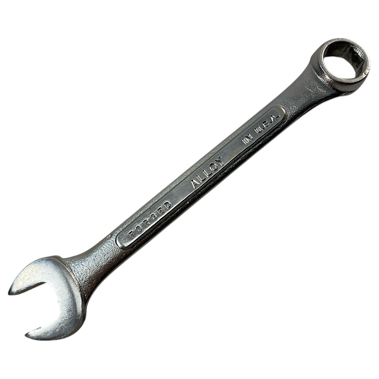 S-K Wayne C-14 Combination Wrench 7/16 Inch 6 Point Open Box End Vintage USA