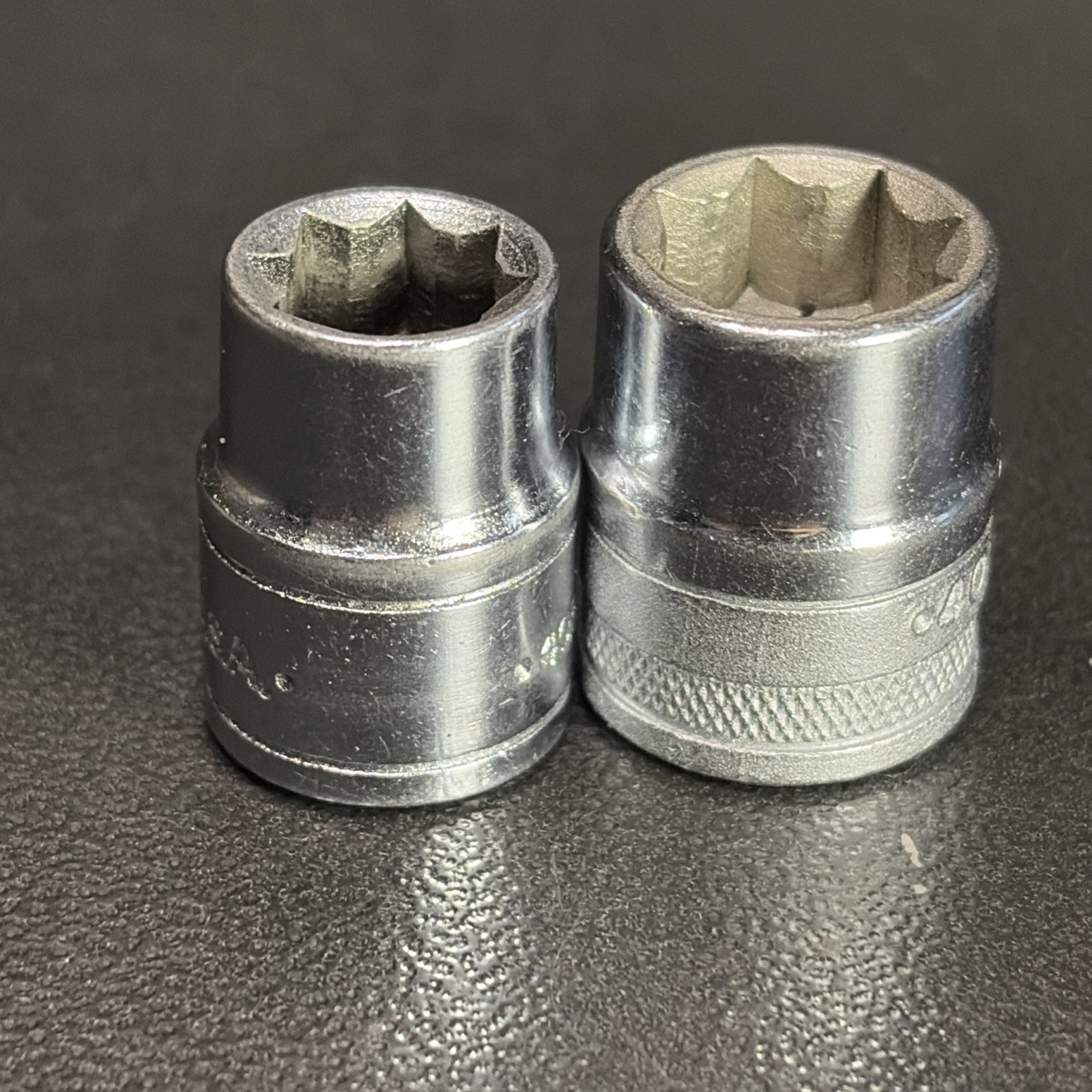 VINTAGE S-K Tool & Wayne 1/4 Drive 8pt Sockets 5/16 40900,3/8 40901