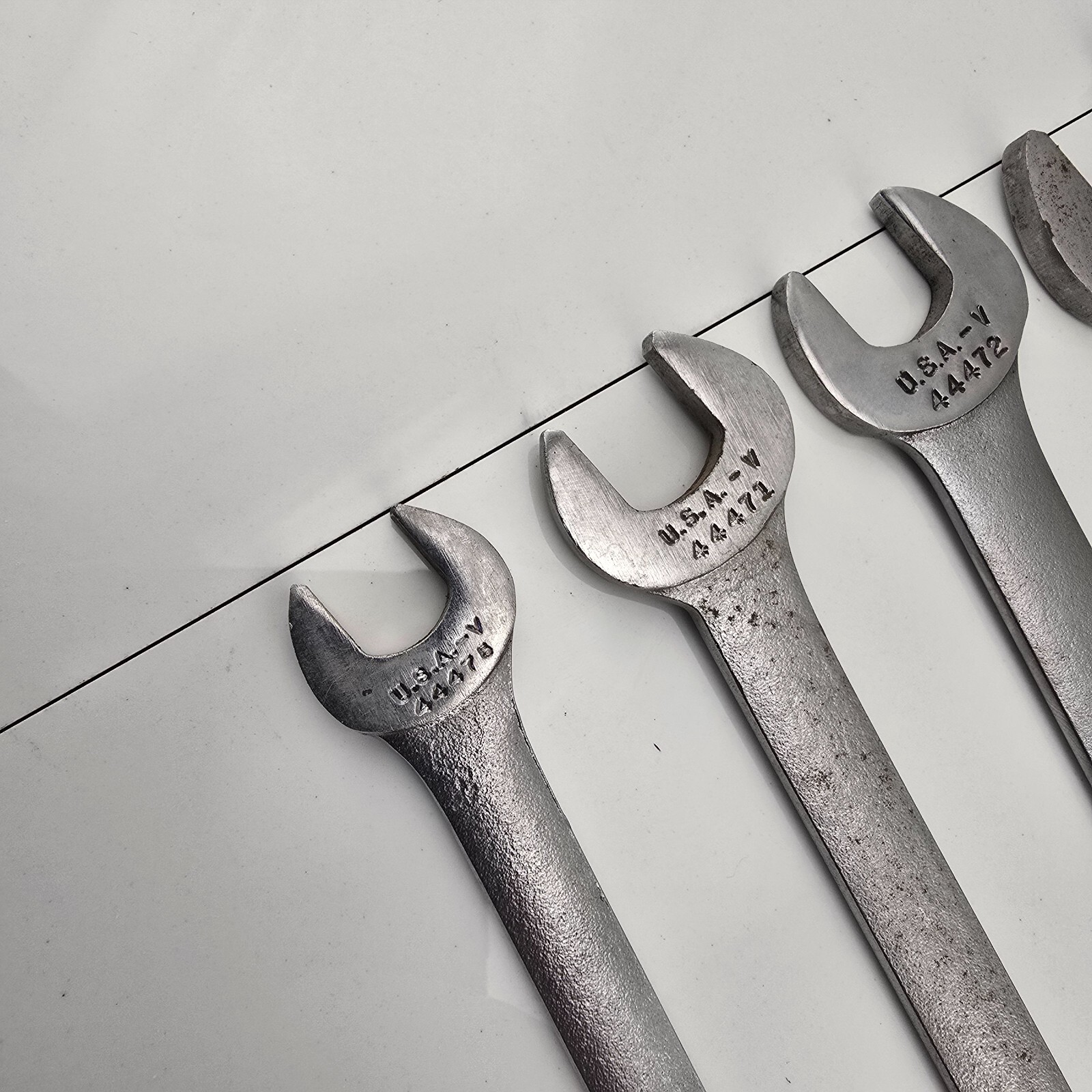 Craftsman SAE Tappet Thin Open End Wrench Set 3/8″ to 7/8″ V Series USA