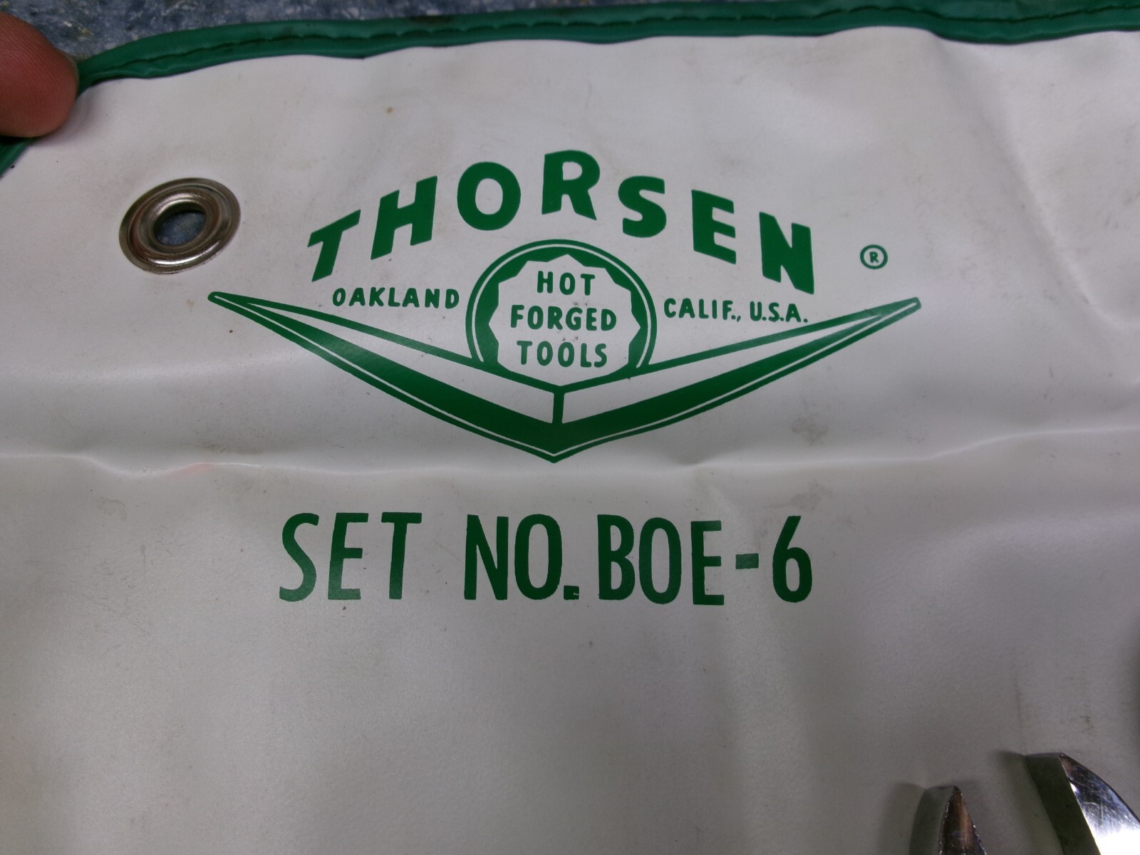 Thorsen USA 6-Piece Metric Combination Wrench Set with Pouch No BOE-6