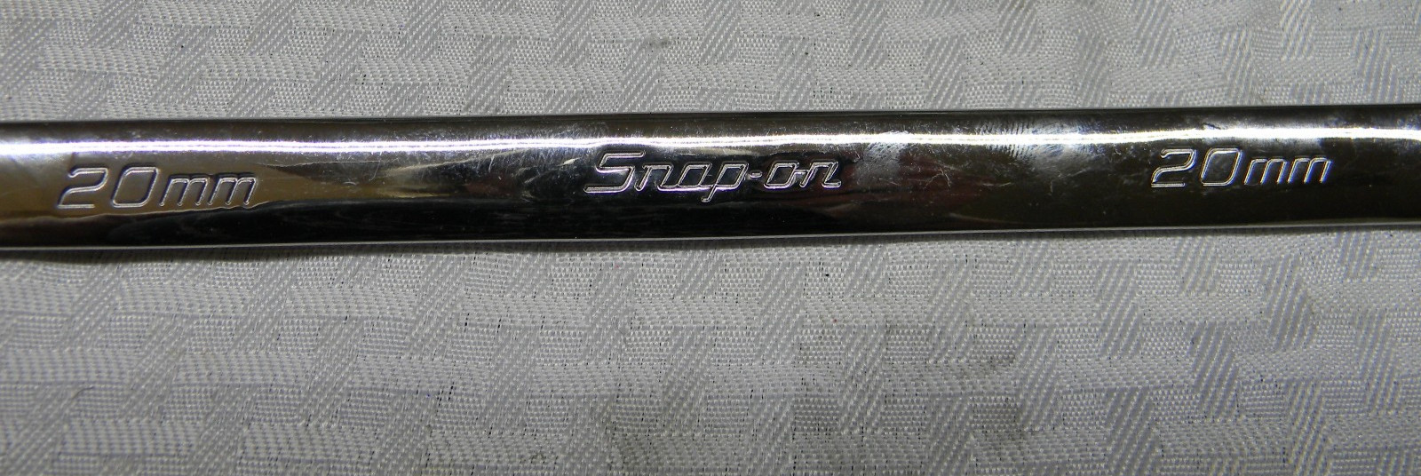 SNAP-ON 20MM METRIC 12PT COMBINATION WRENCH #OEXM200B MADE IN THE USA