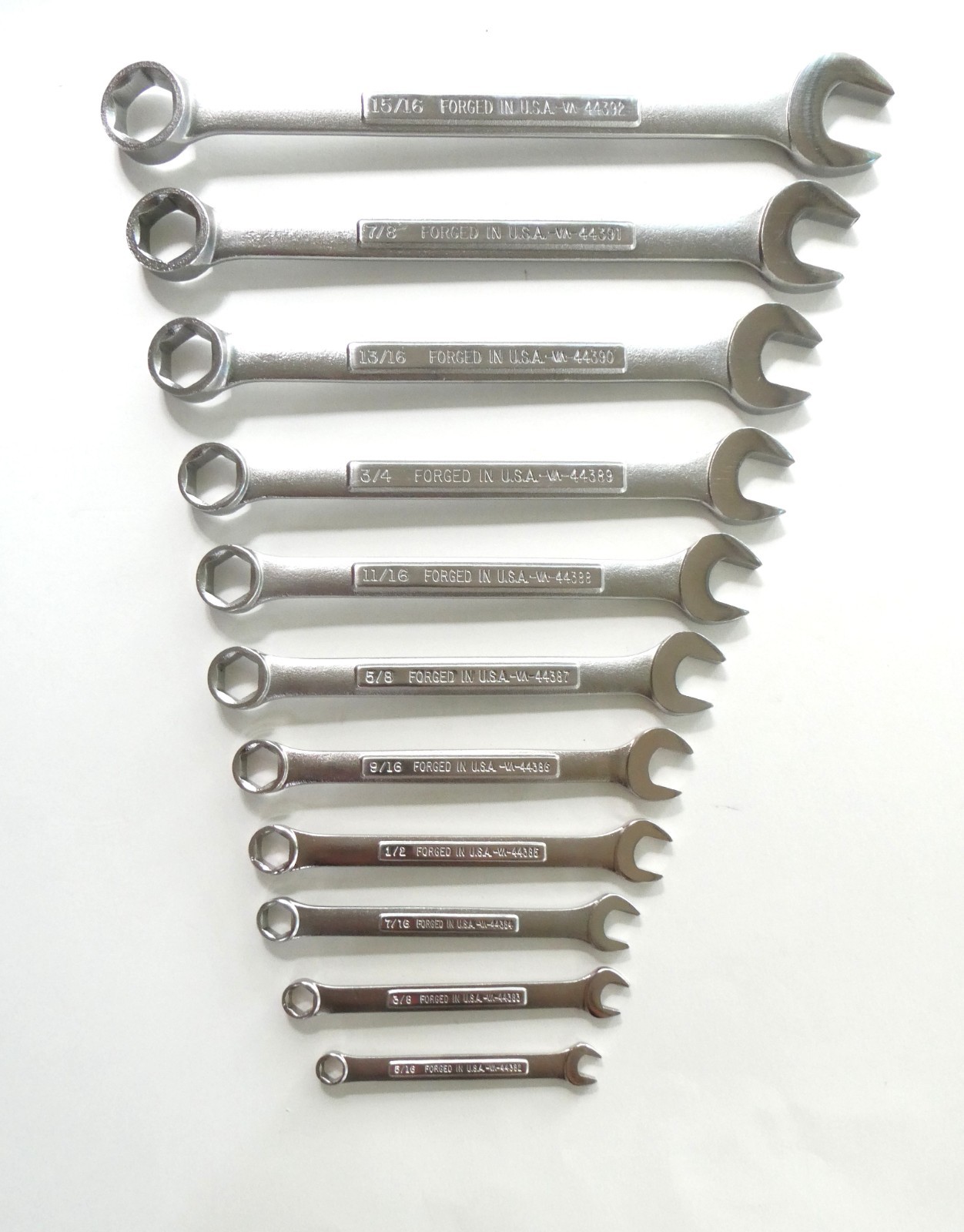 Craftsman 11 PC 6 Point SAE Combination Wrench Set Made In The USA 5/16 – 15/16