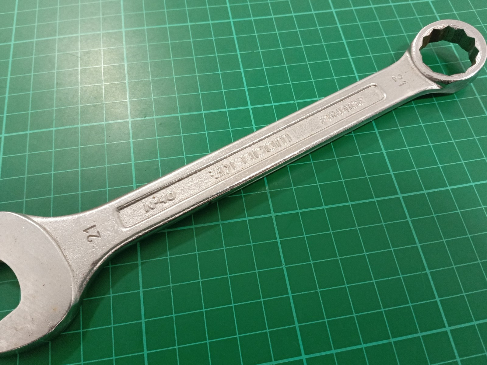 Facom No40, 21mm Vanachrome, Combination Spanner, Made In France