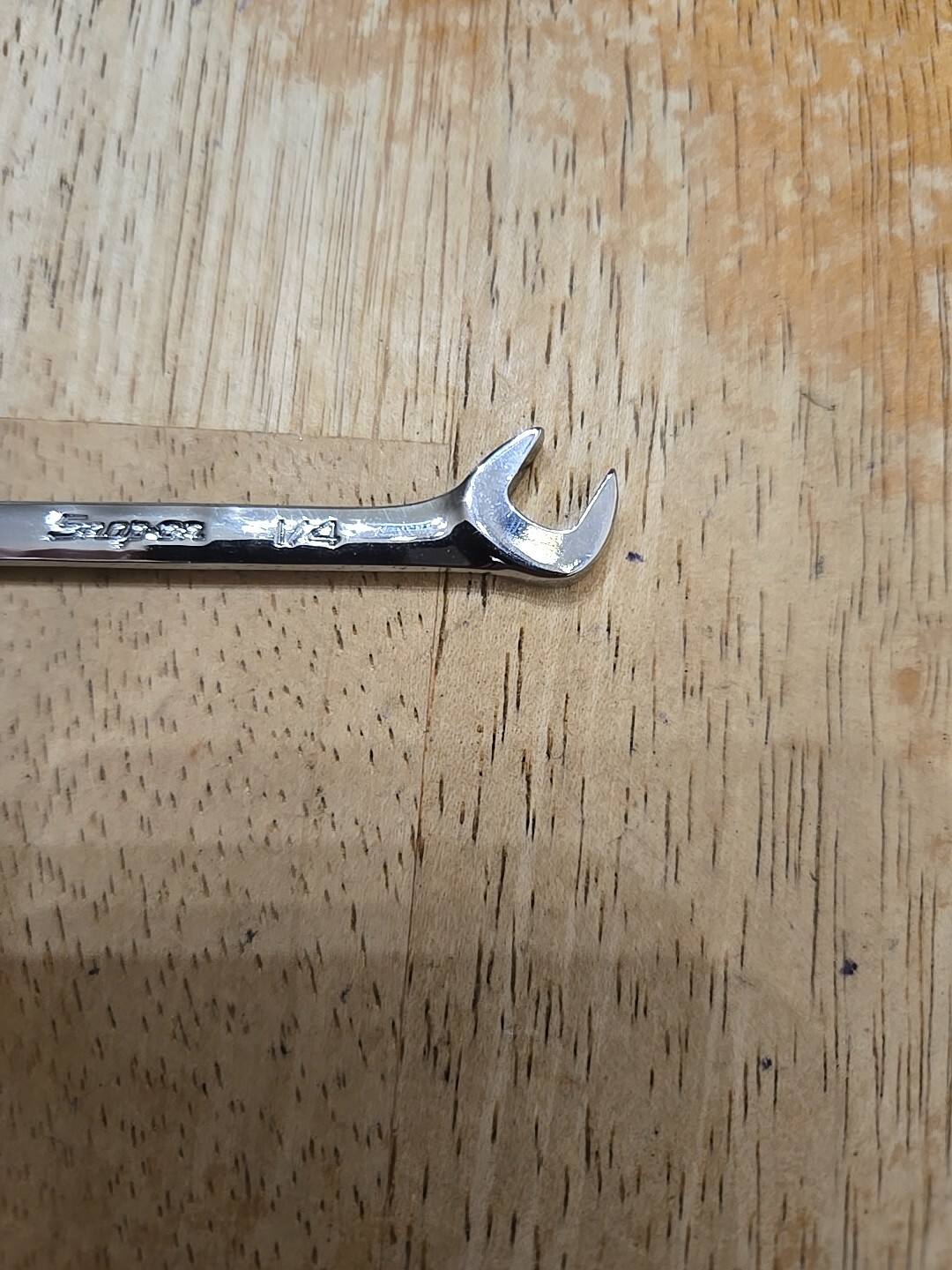 Snap On 15/64″-1/4″ 15°60° Offset Open End Ignition Wrench DS1516A