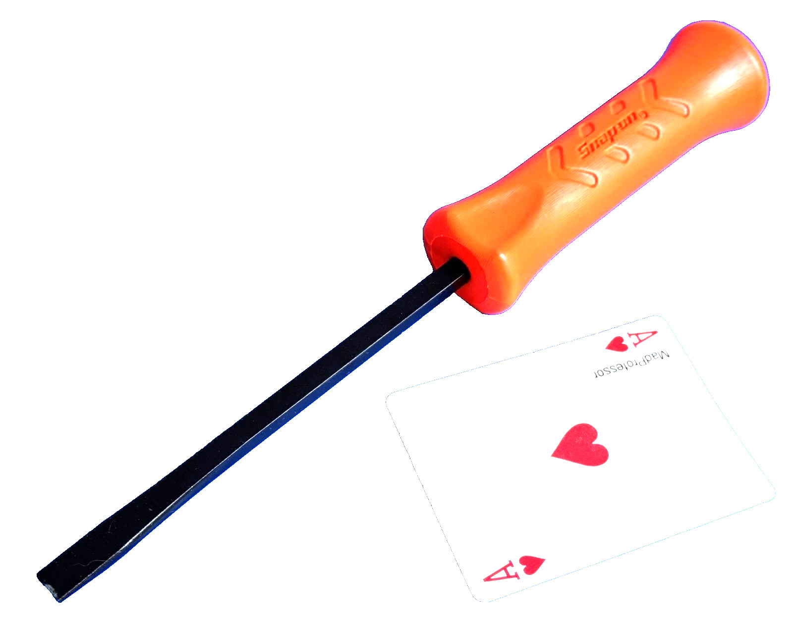 New Snap-on™ 10″ long Orange Striking Prybar Straight Edge MPBS10AO