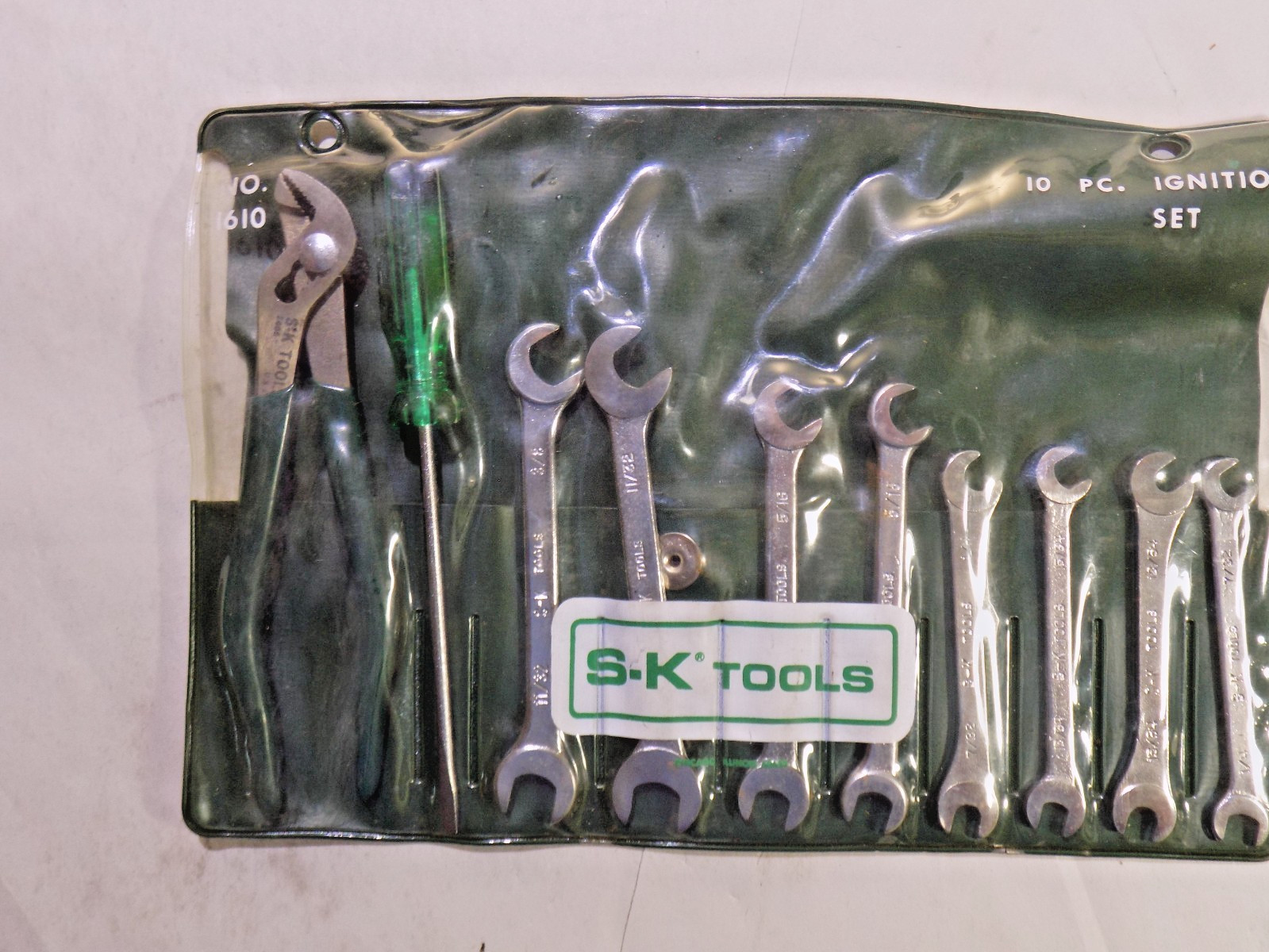 A++ SK Tools No.1610 10 Pc. SAE Ignition Wrench Set In Pouch-Unused? Possibly