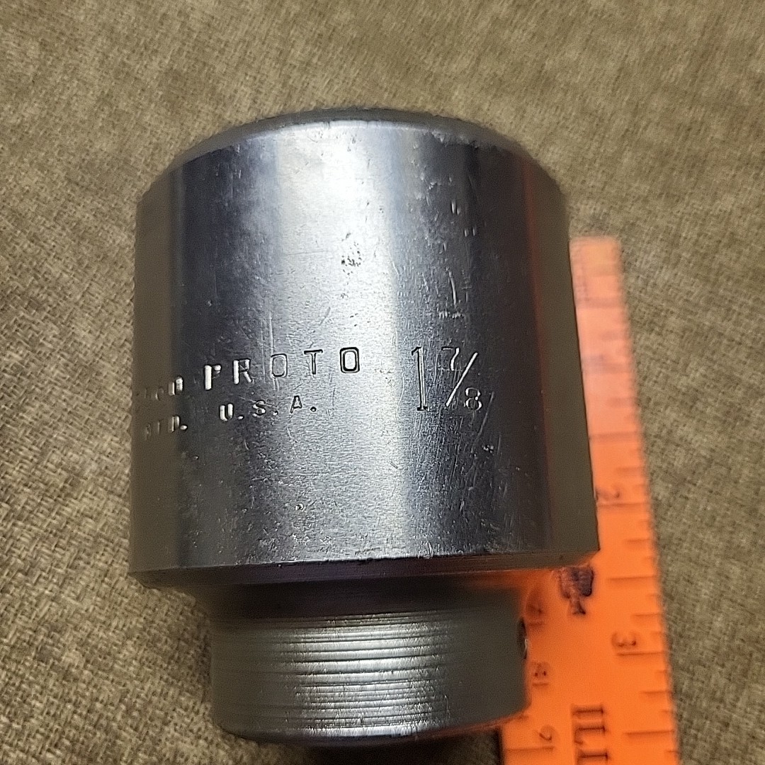 Proto 5560 1-7/8in Socket, 3/4 – in Drive 12 Point, Chrome 1 7/8″ Made In USA