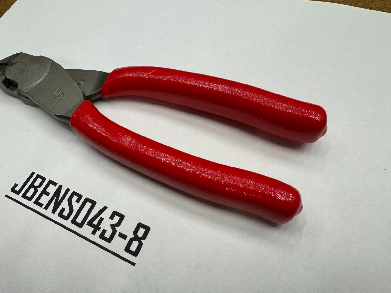 Snap-on Tools USA NEW RED Soft Grip 7″ Diagonal Cutter Pliers 87ACF