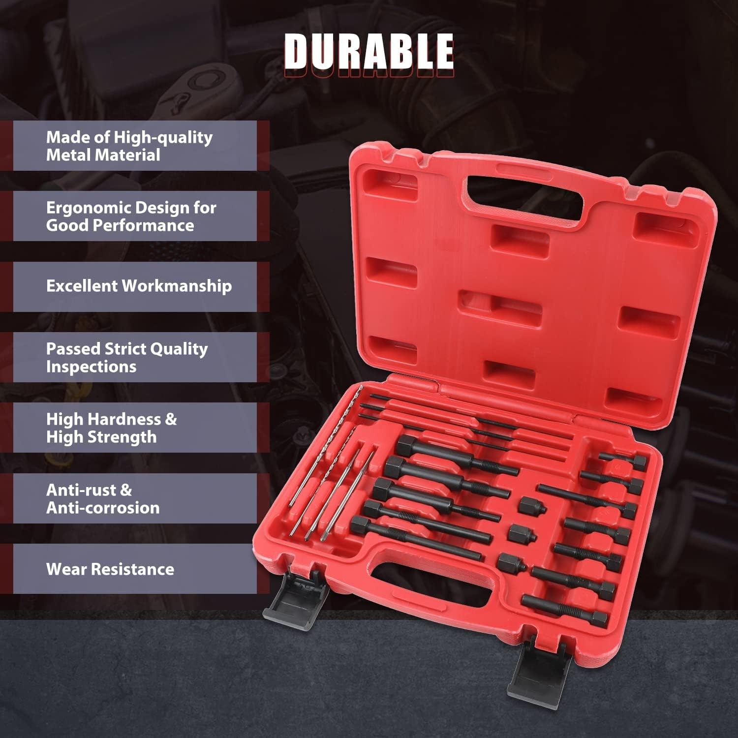Glow Plug Removal Tool Kit – 22PCS Automotive Replacement Fuel Glow Plug Kits…