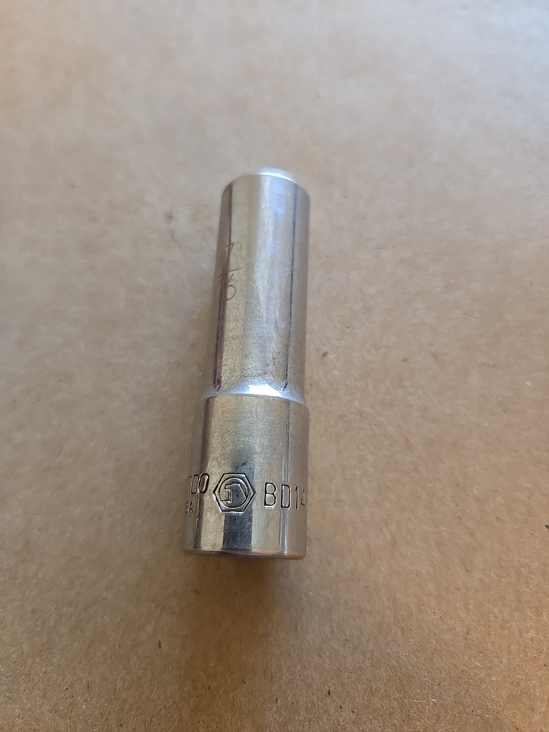 Matco Tools 3/8″ Drive 7/16″ 6PT SAE Deep Chrome Socket BD146A