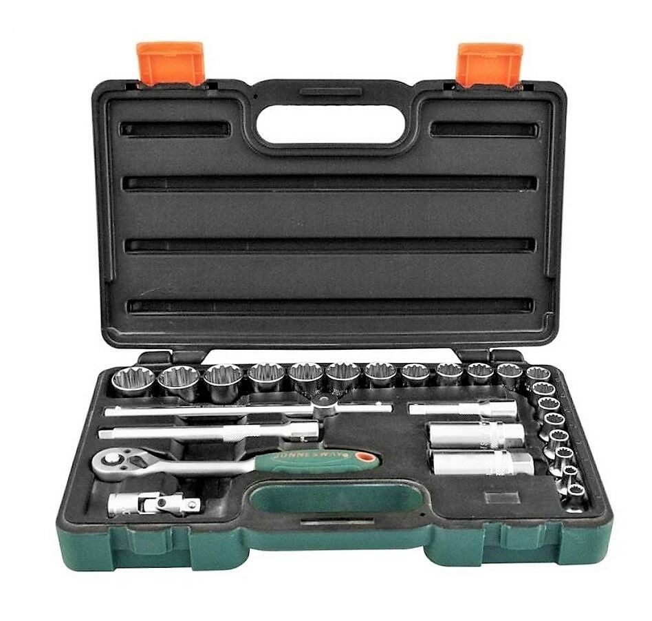 Jonnesway 27Pcs S68H4127S Professional MULTIFIT Tool Socket Set Sae/Metric/Torx