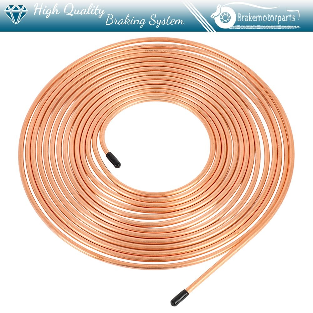 ✅25FT 1/4 Copper Coated Brake Line Kit – Upgraded Brake Line Flaring Kit Brake